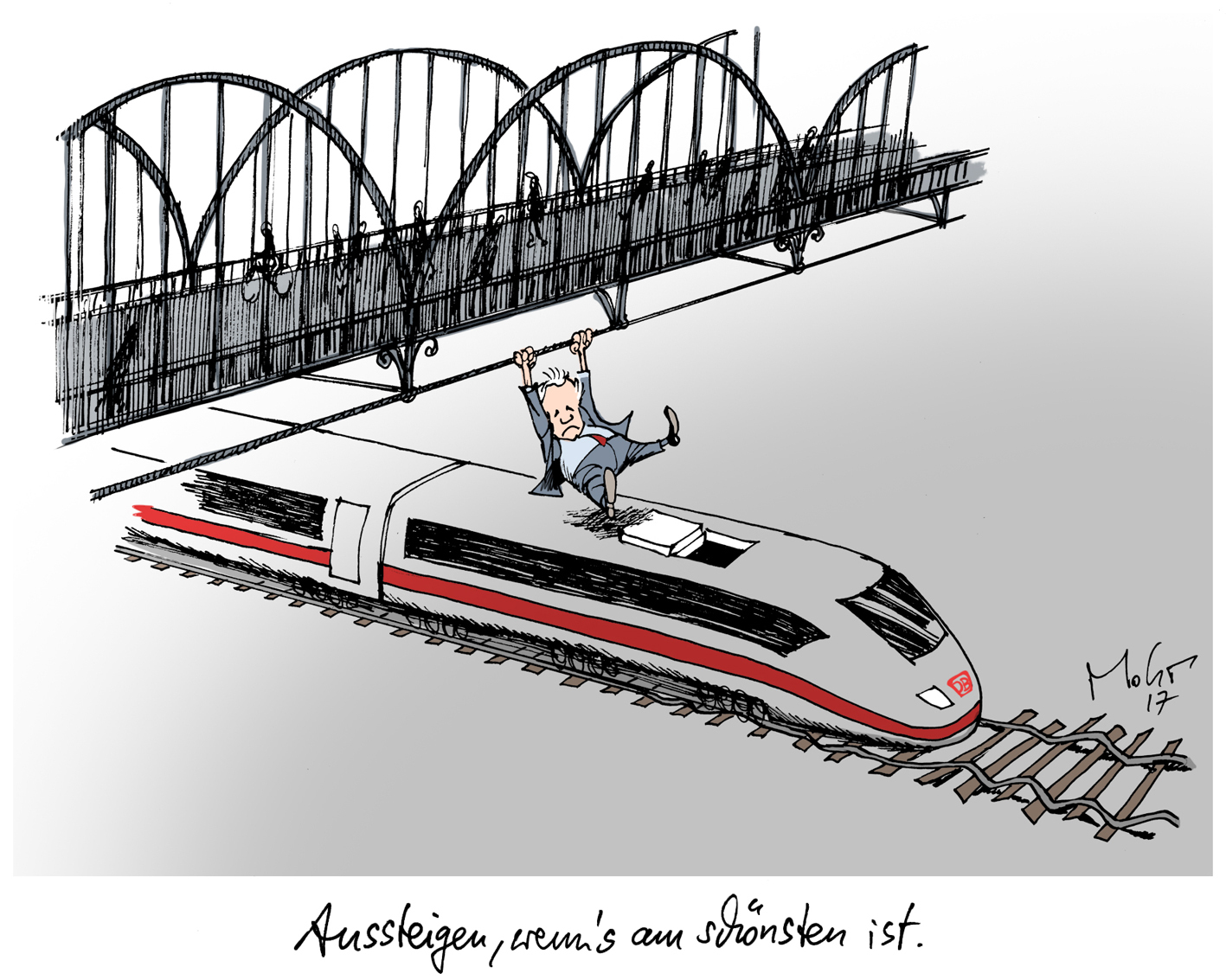 Aussteigen, wenn\'s am schönsten ist.