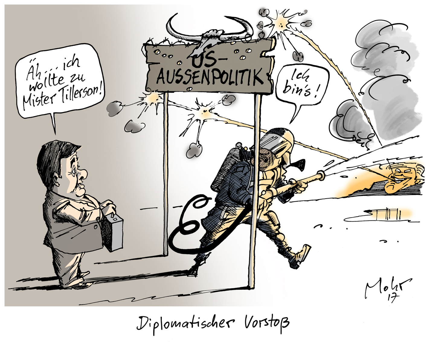 Diplomatischer Vorstoß