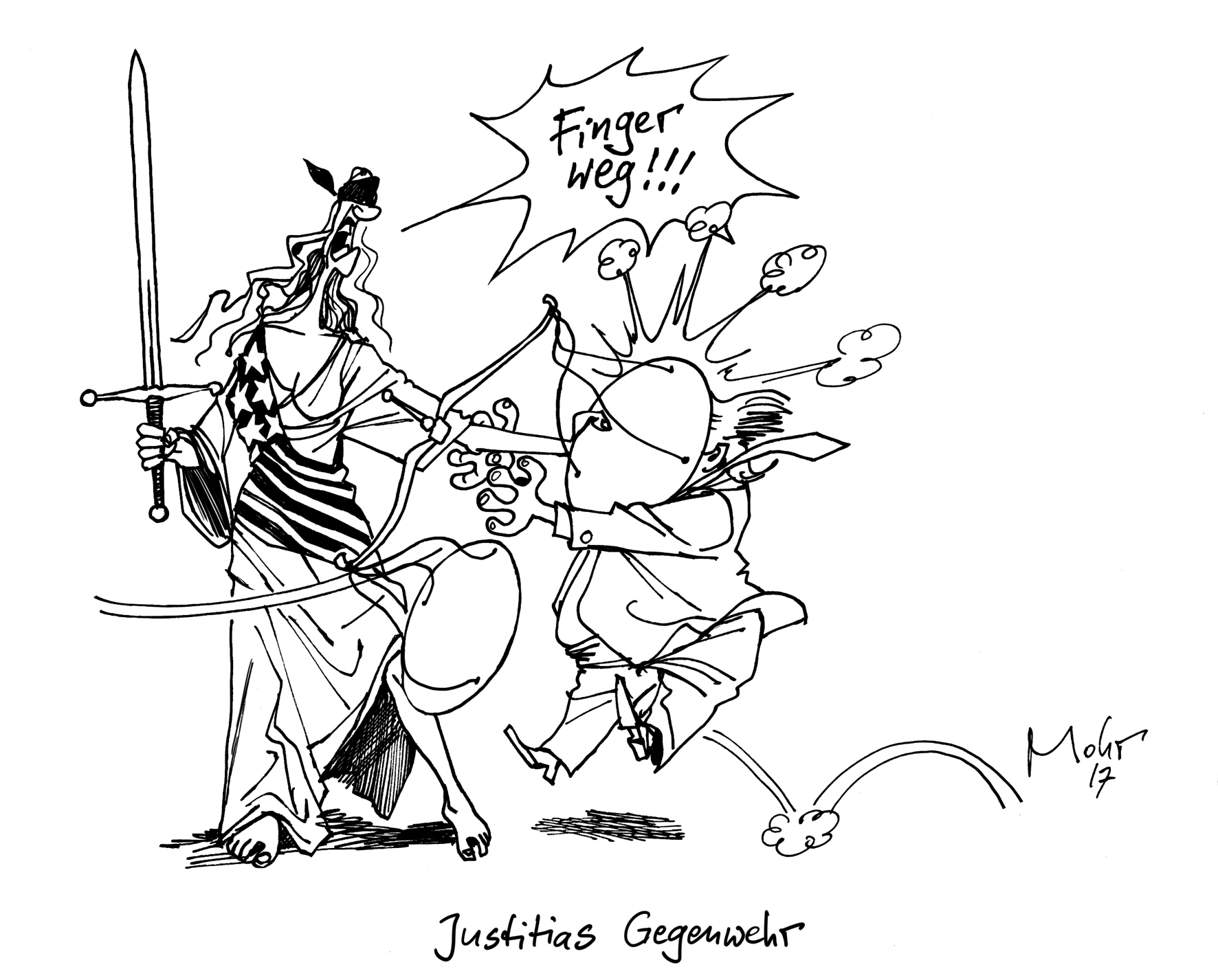 Justitias Gegenwehr