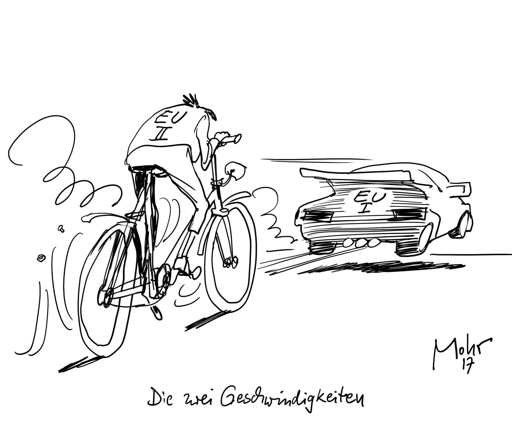 Die zwei Geschwindigkeiten