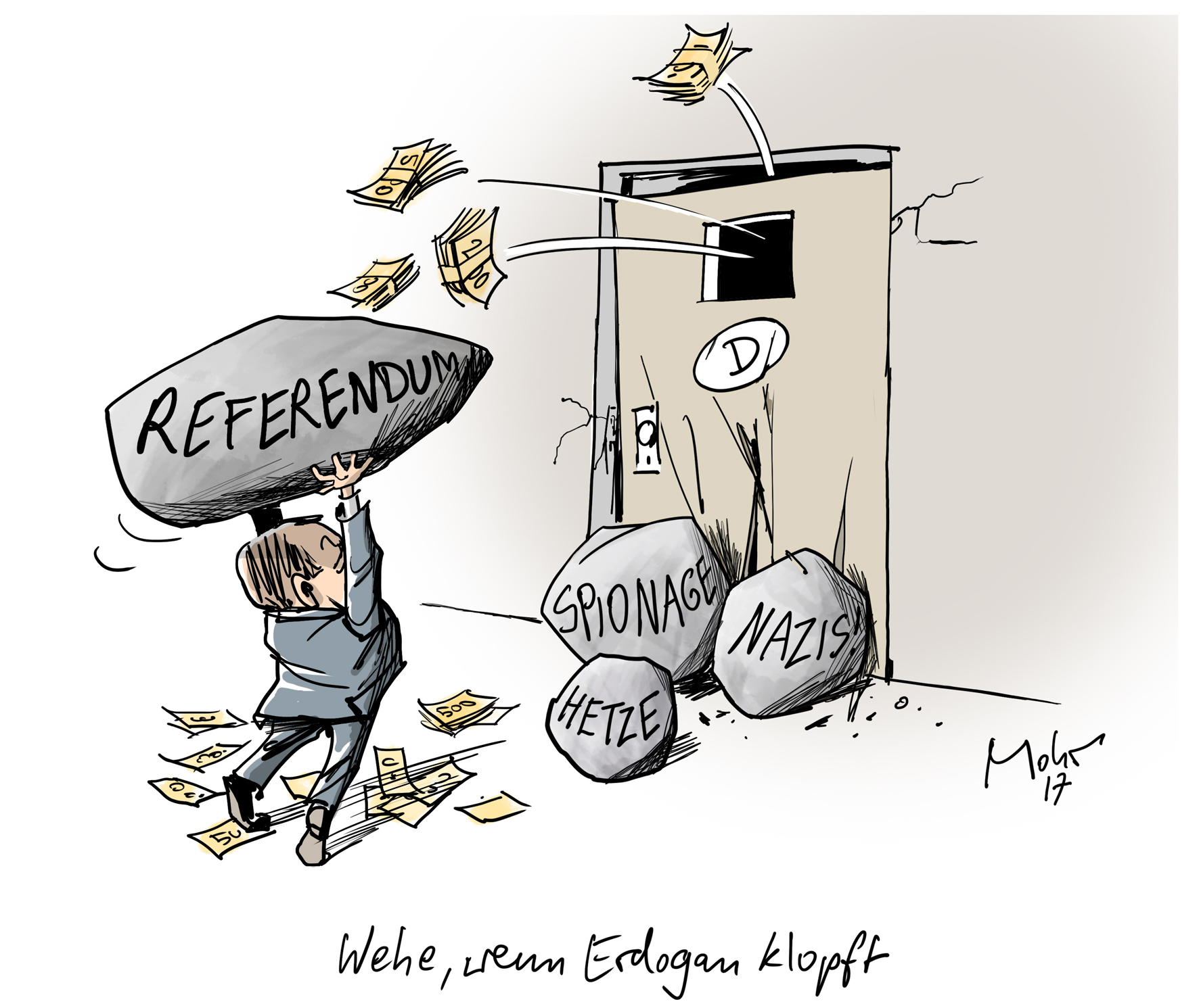 Wehe, wenn Erdogan klopft