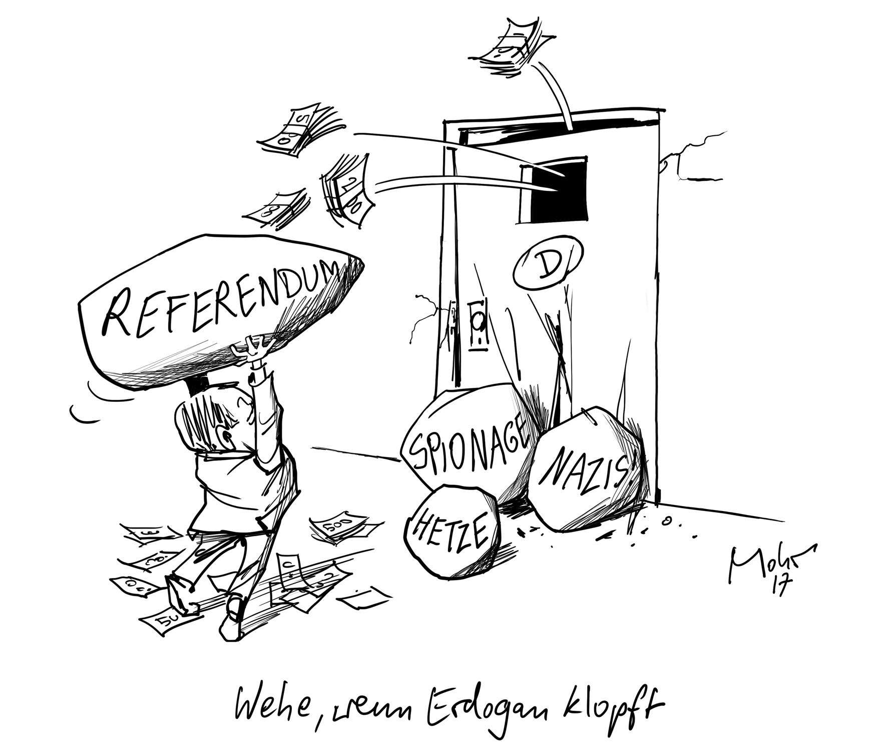 Wehe, wenn Erdogan klopft