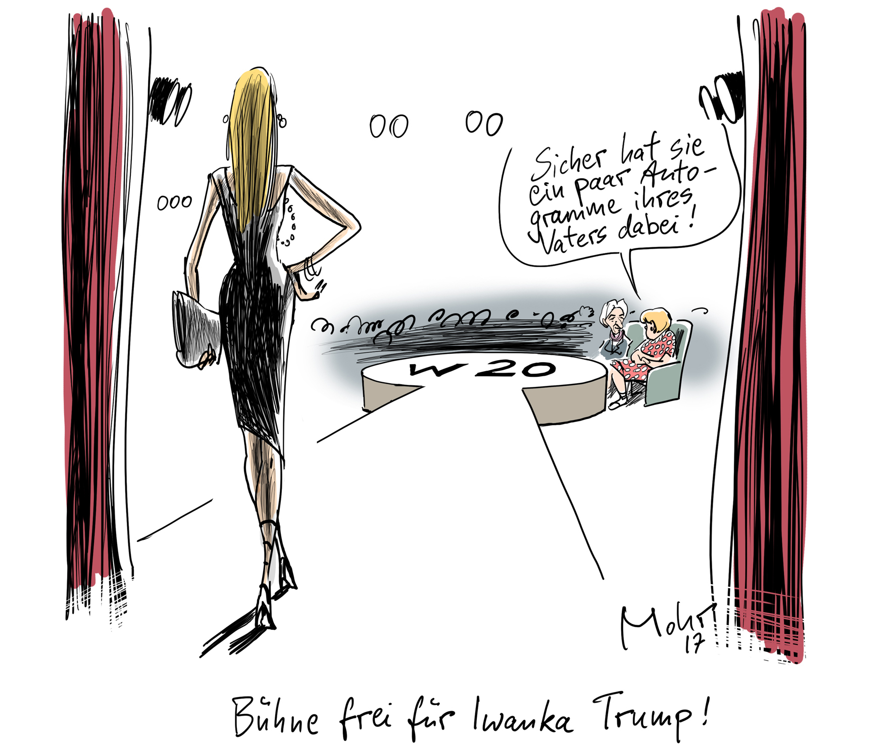 Bühne frei für Iwanka Trump!