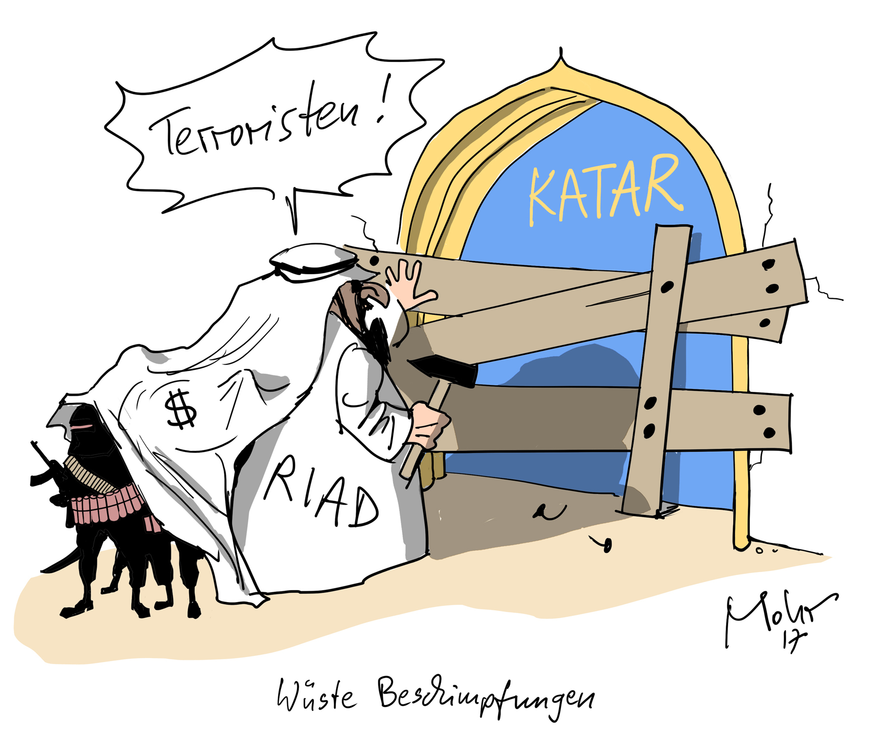 Wüste Beschimpfungen