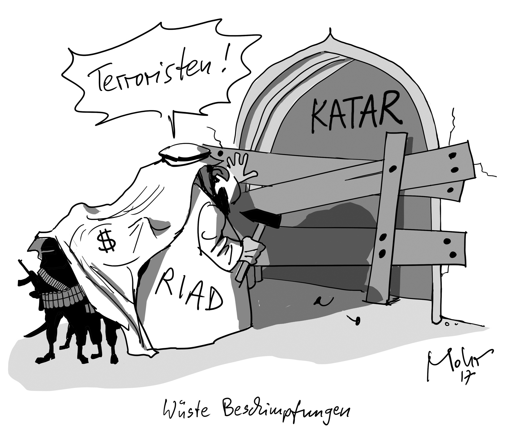 Wüste Beschimpfungen