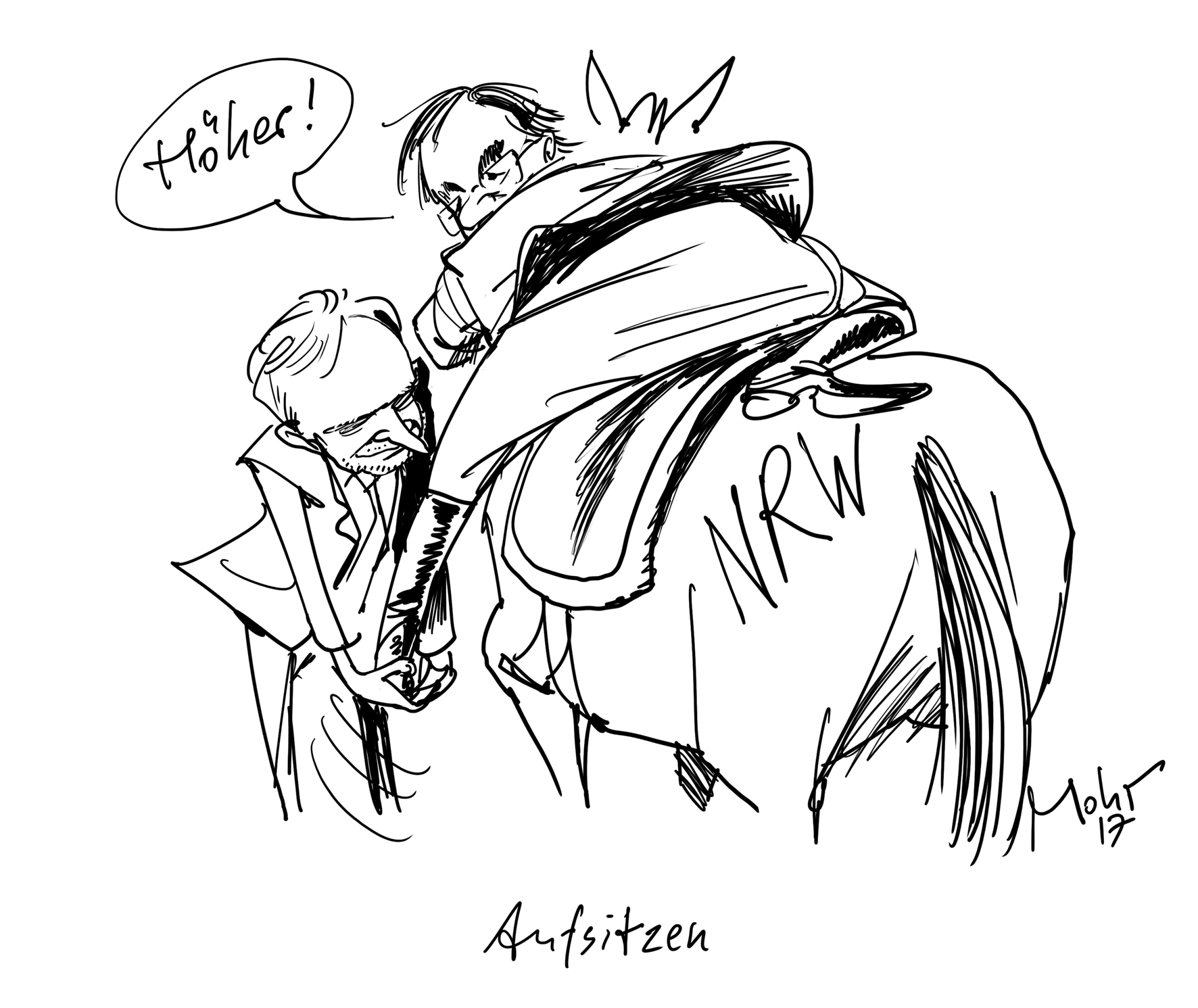 Aufsitzen
