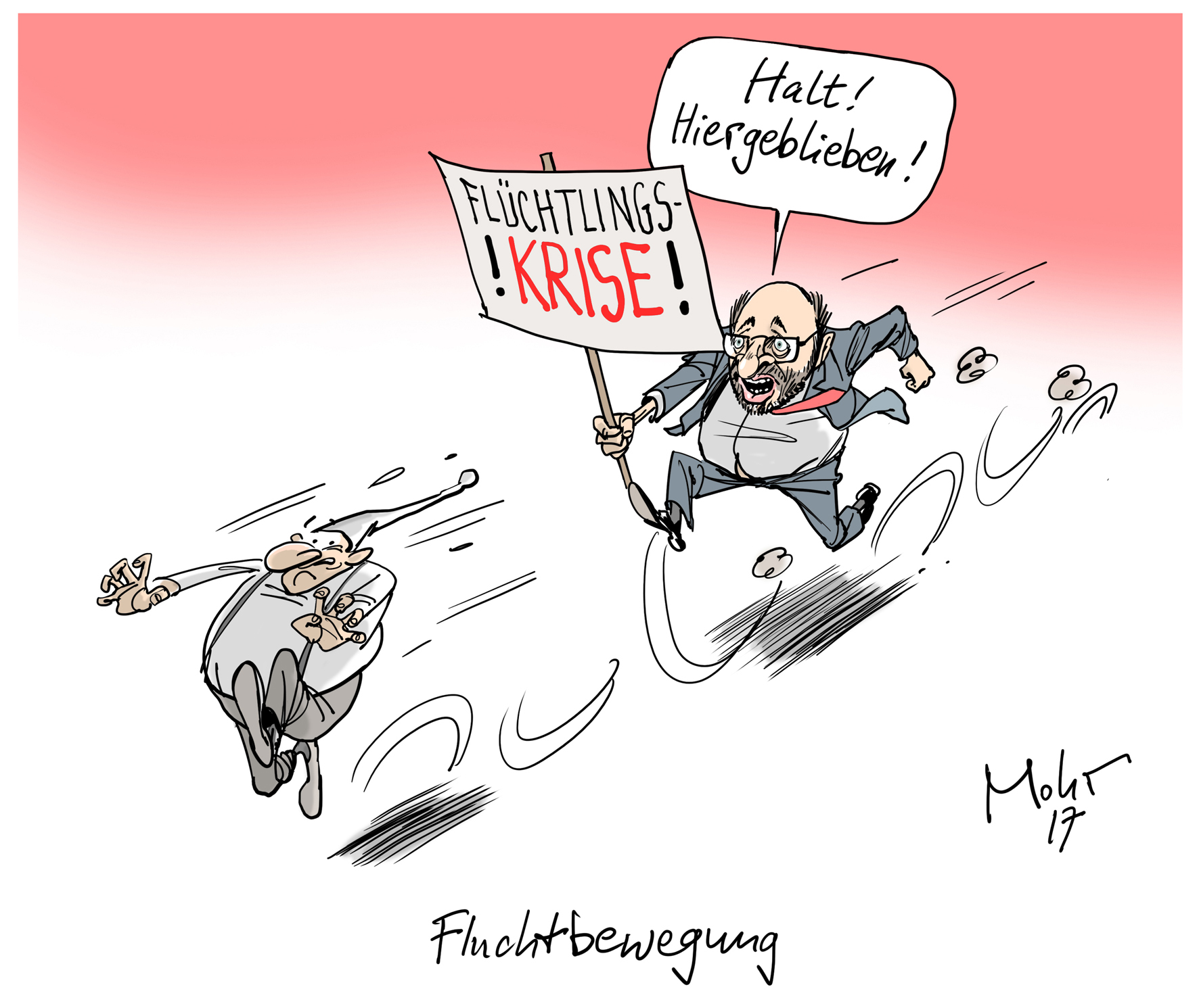 Fluchtbewegung