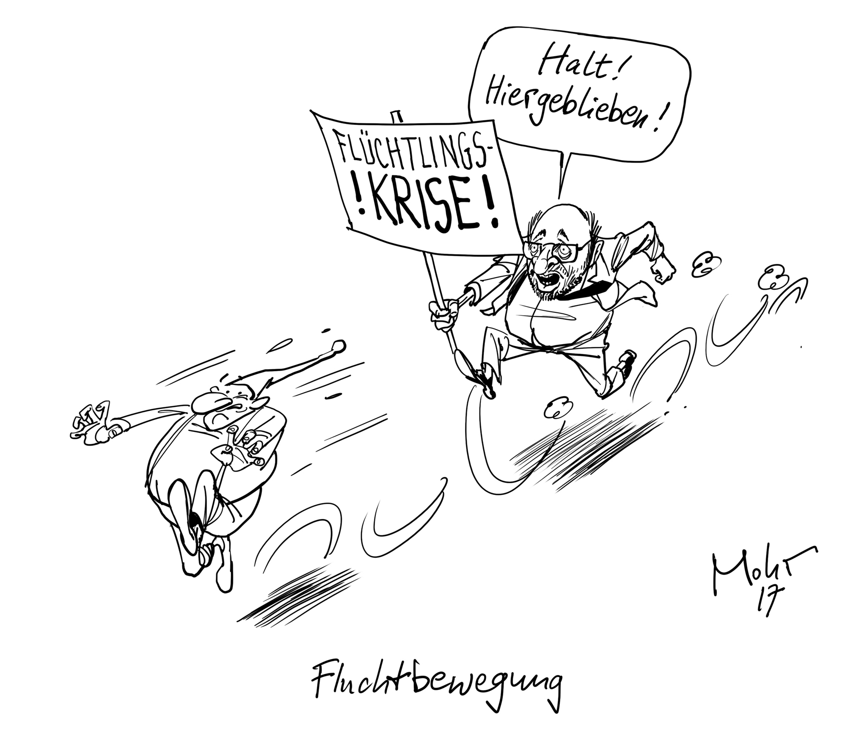 Fluchtbewegung