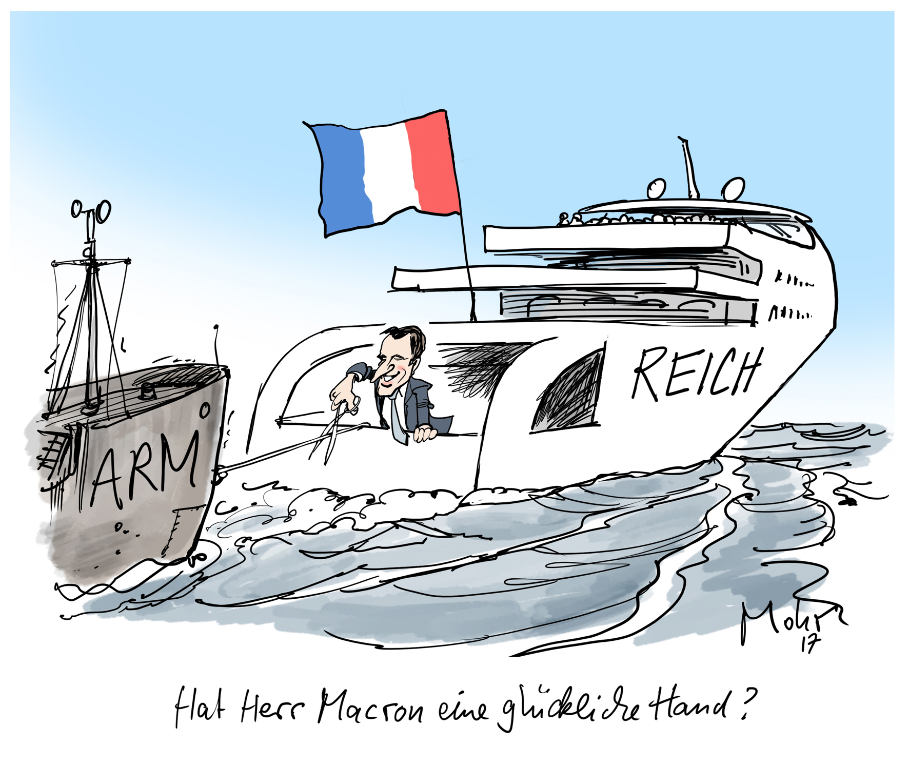 Hat Herr Macron eine glückliche Hand?