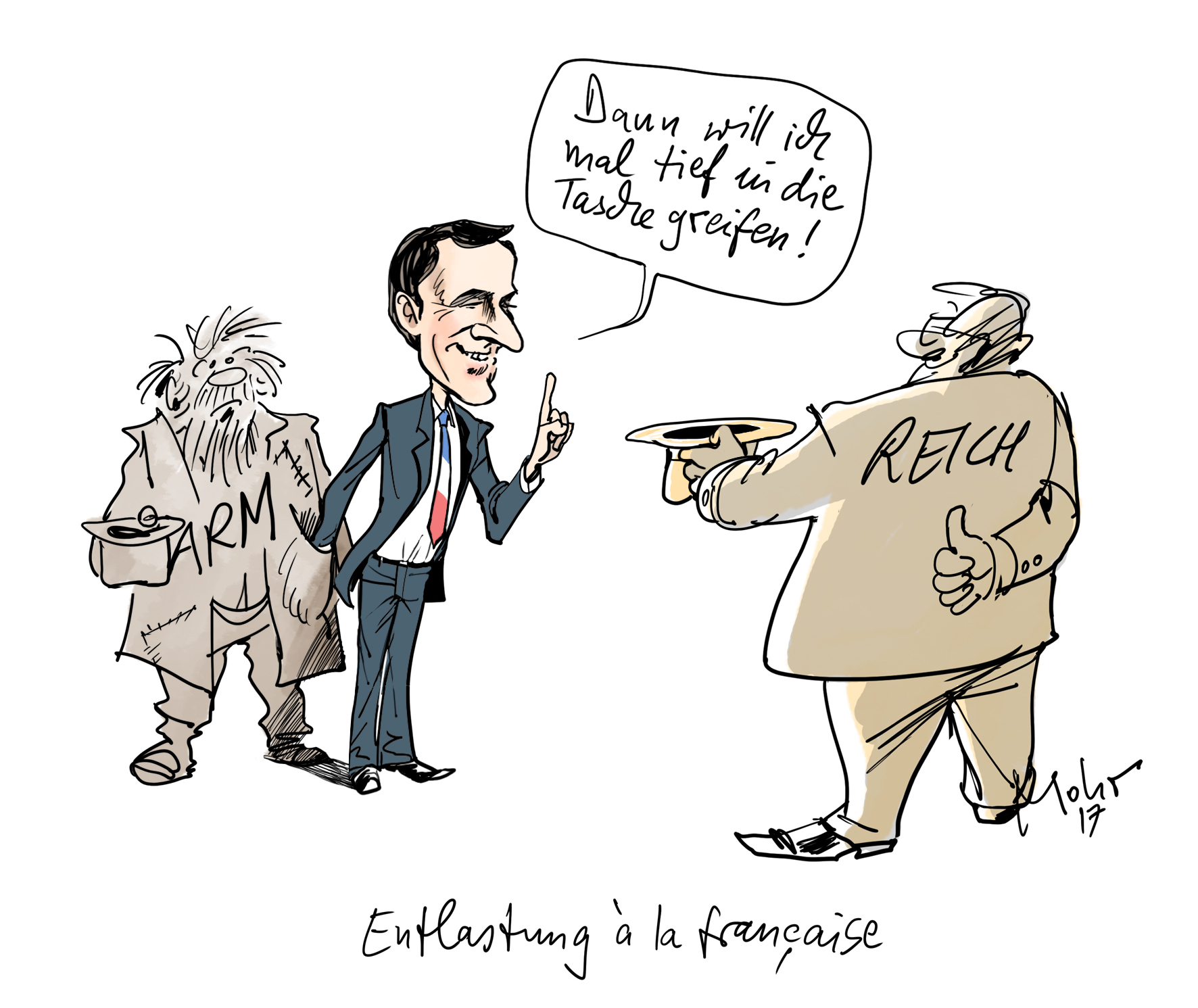 Entlastung à la française