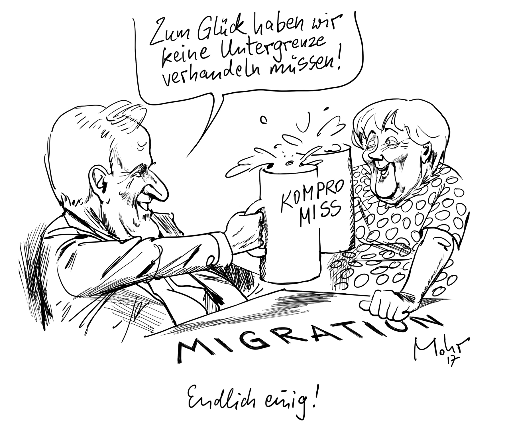 Endlich einig!