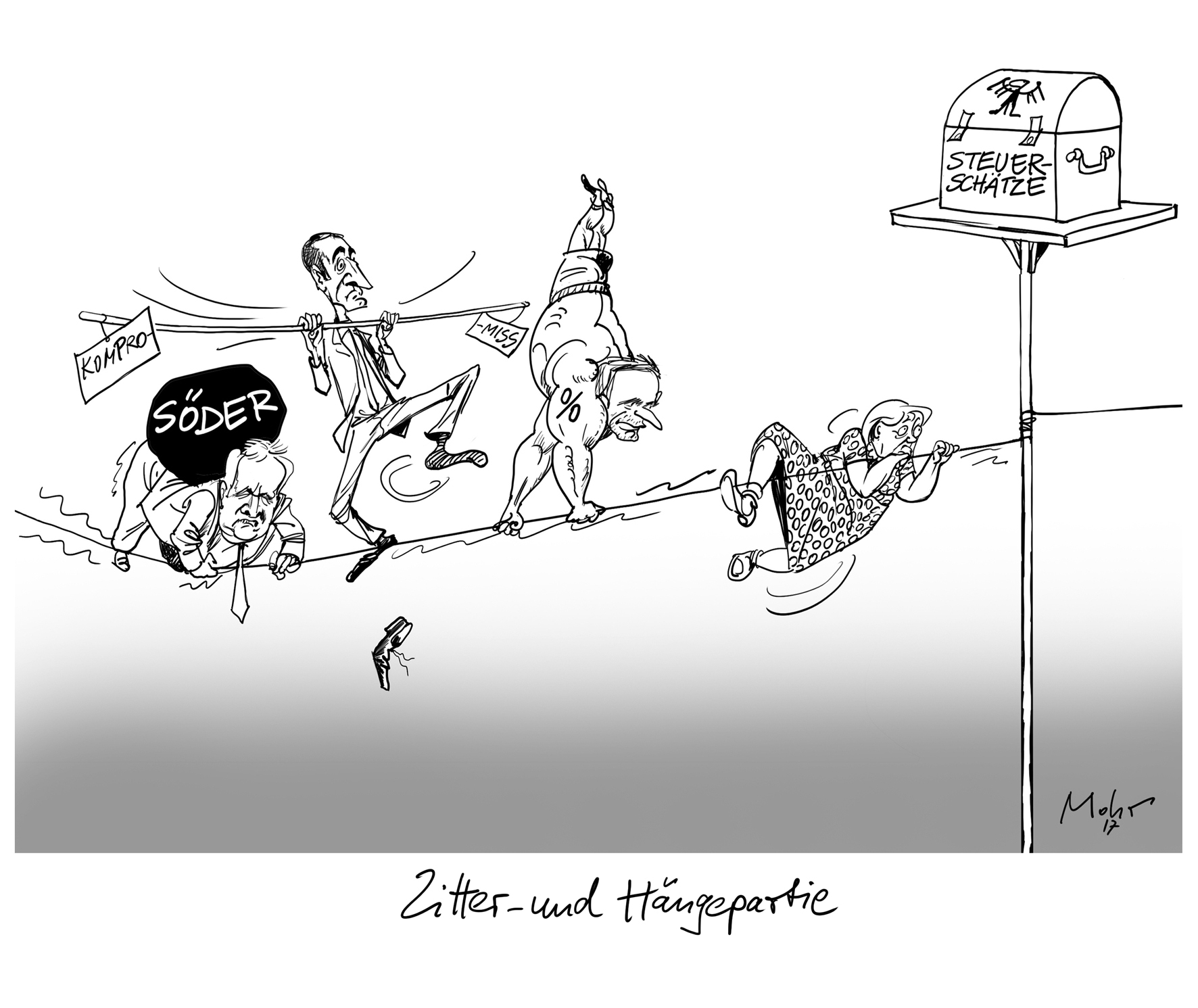 Zitter- und Hängepartie