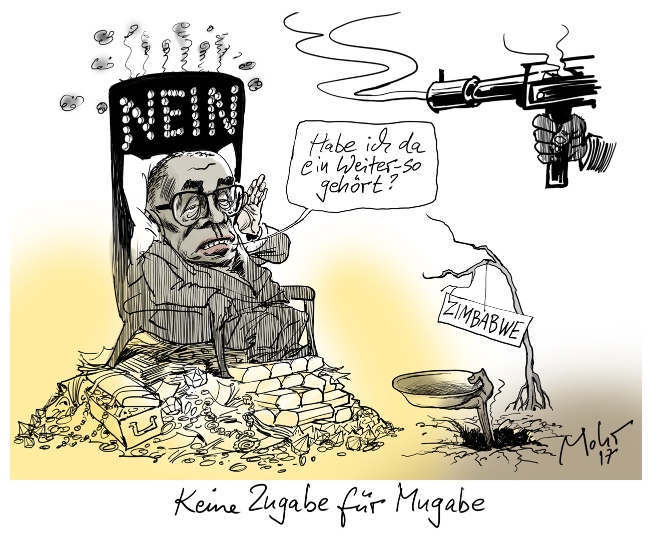 Keine Zugabe für Mugabe