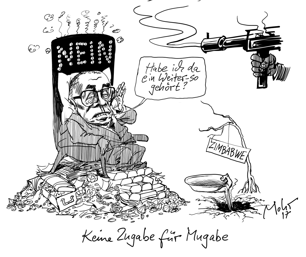 Keine Zugabe für Mugabe