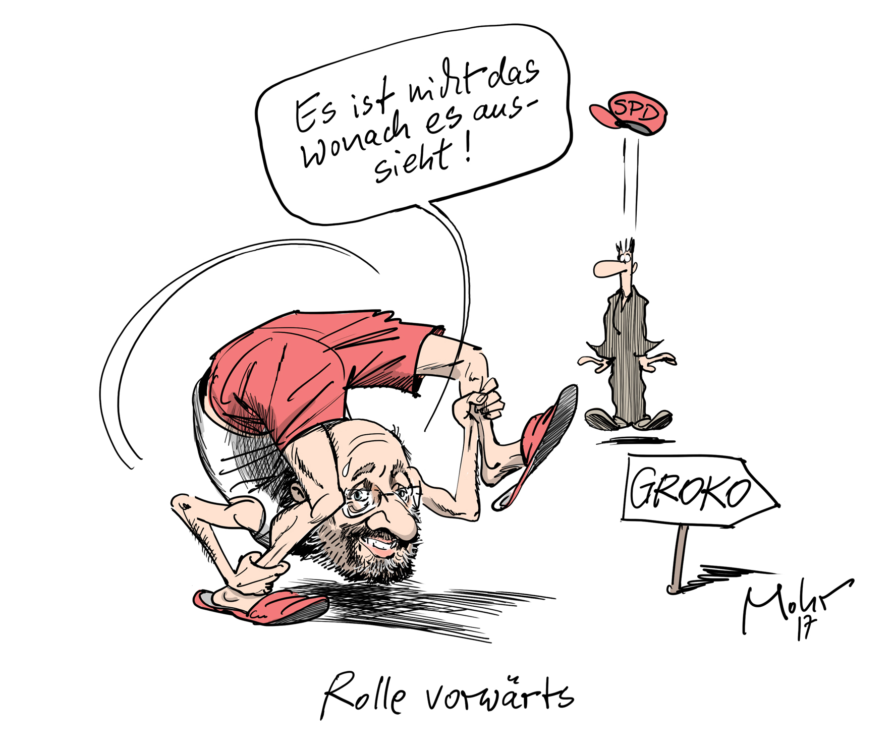 Rolle vorwärts