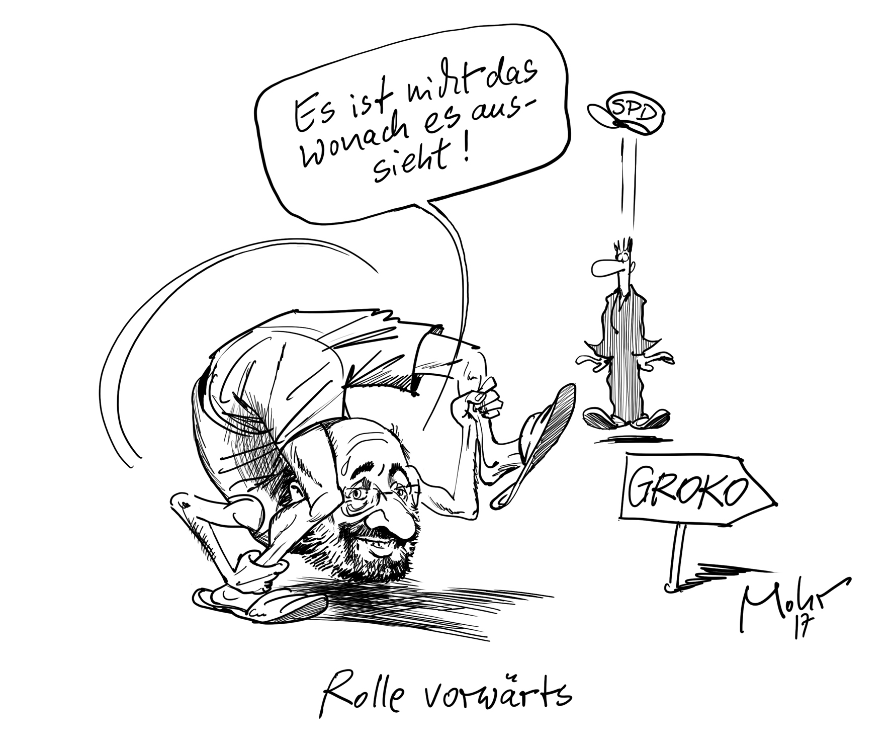 Rolle vorwärts