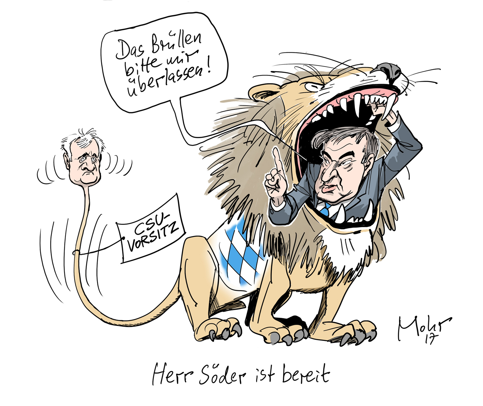 Herr Söder ist bereit