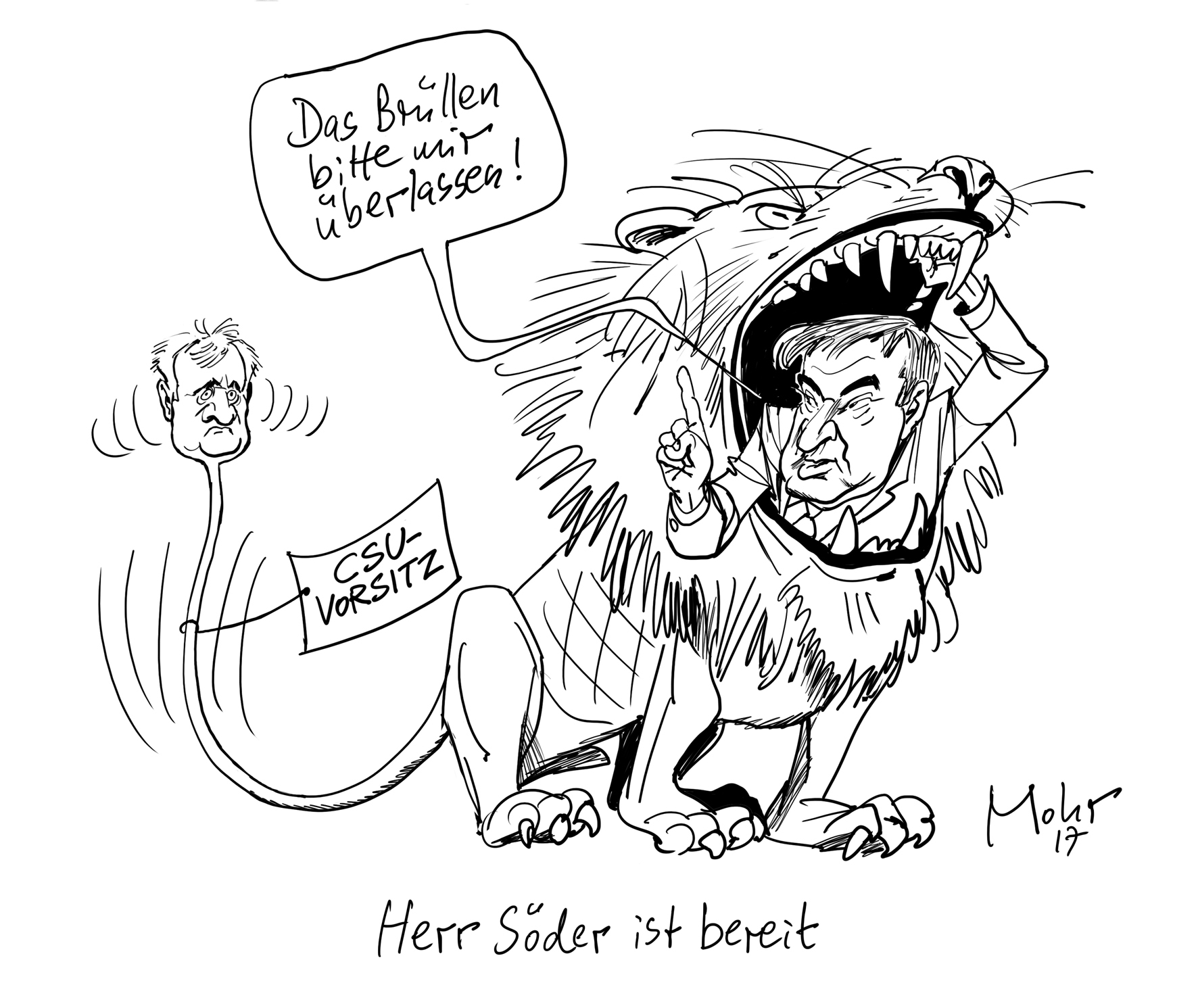 Herr Söder ist bereit