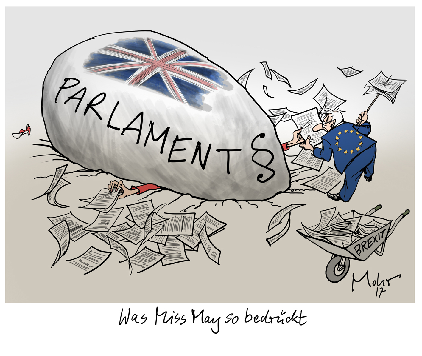 Was Miss May so bedrückt