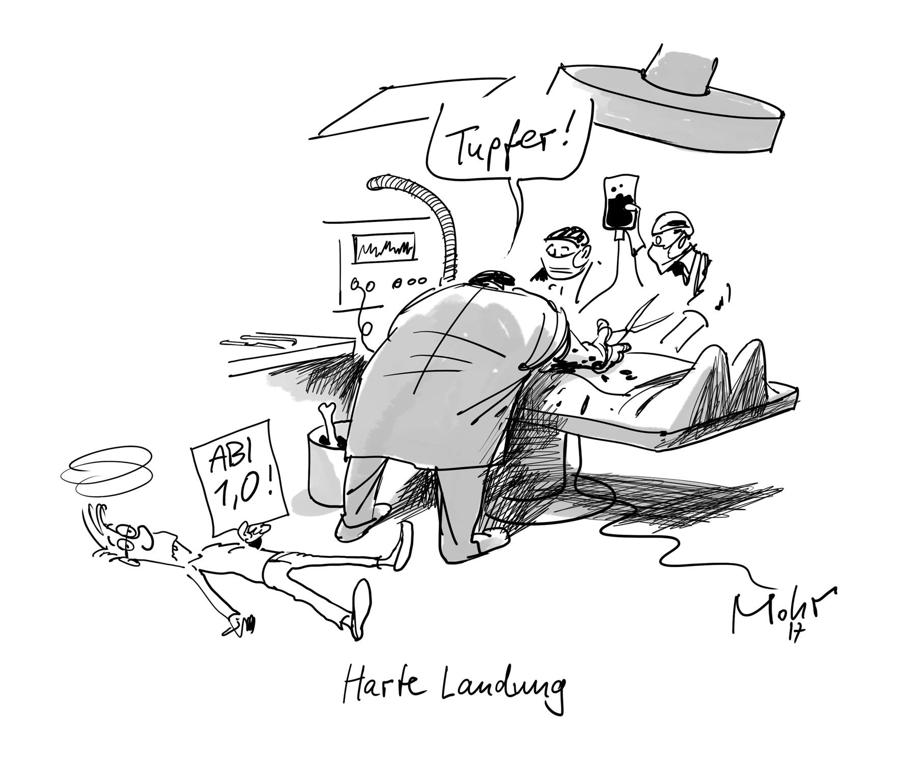 Harte Landung