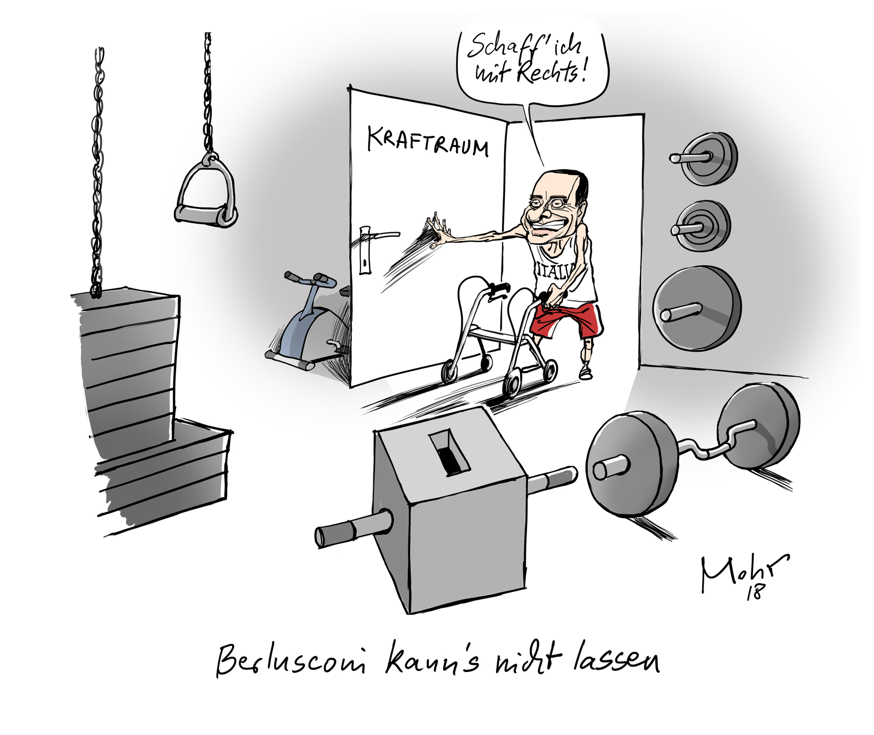 Berlusconi kann\'s nicht lassen