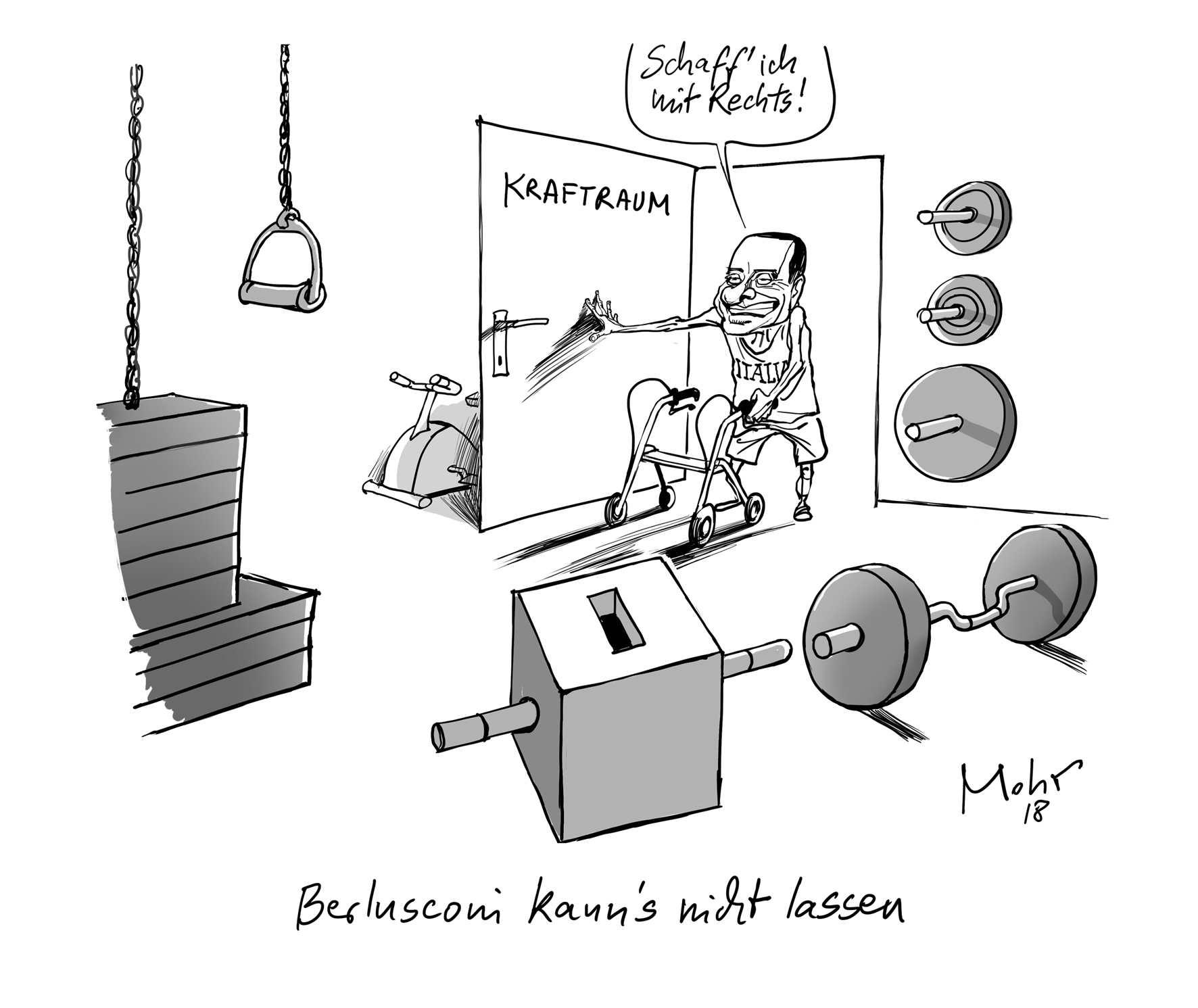 Berlusconi kann\'s nicht lassen