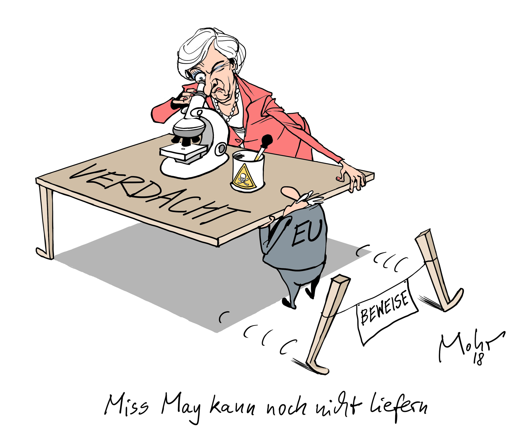 Miss May kann noch nicht liefern