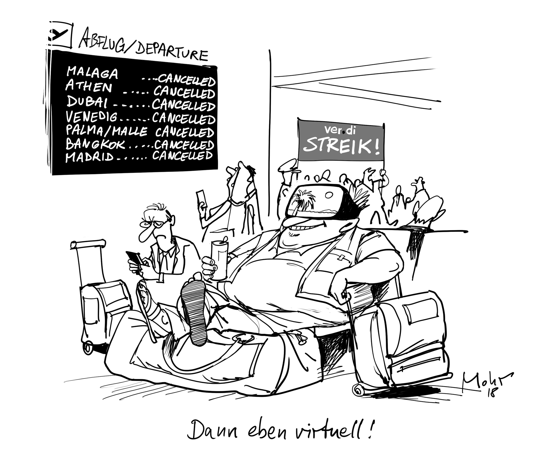 Dann eben virtuell!