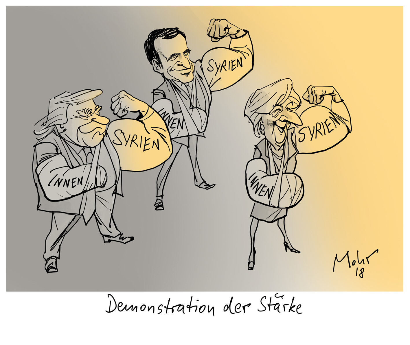 Demonstration der Stärke