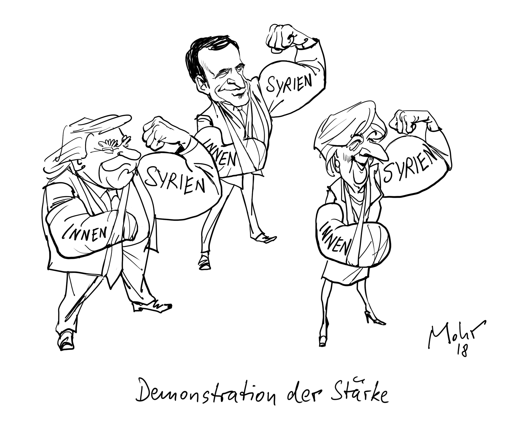 Demonstration der Stärke