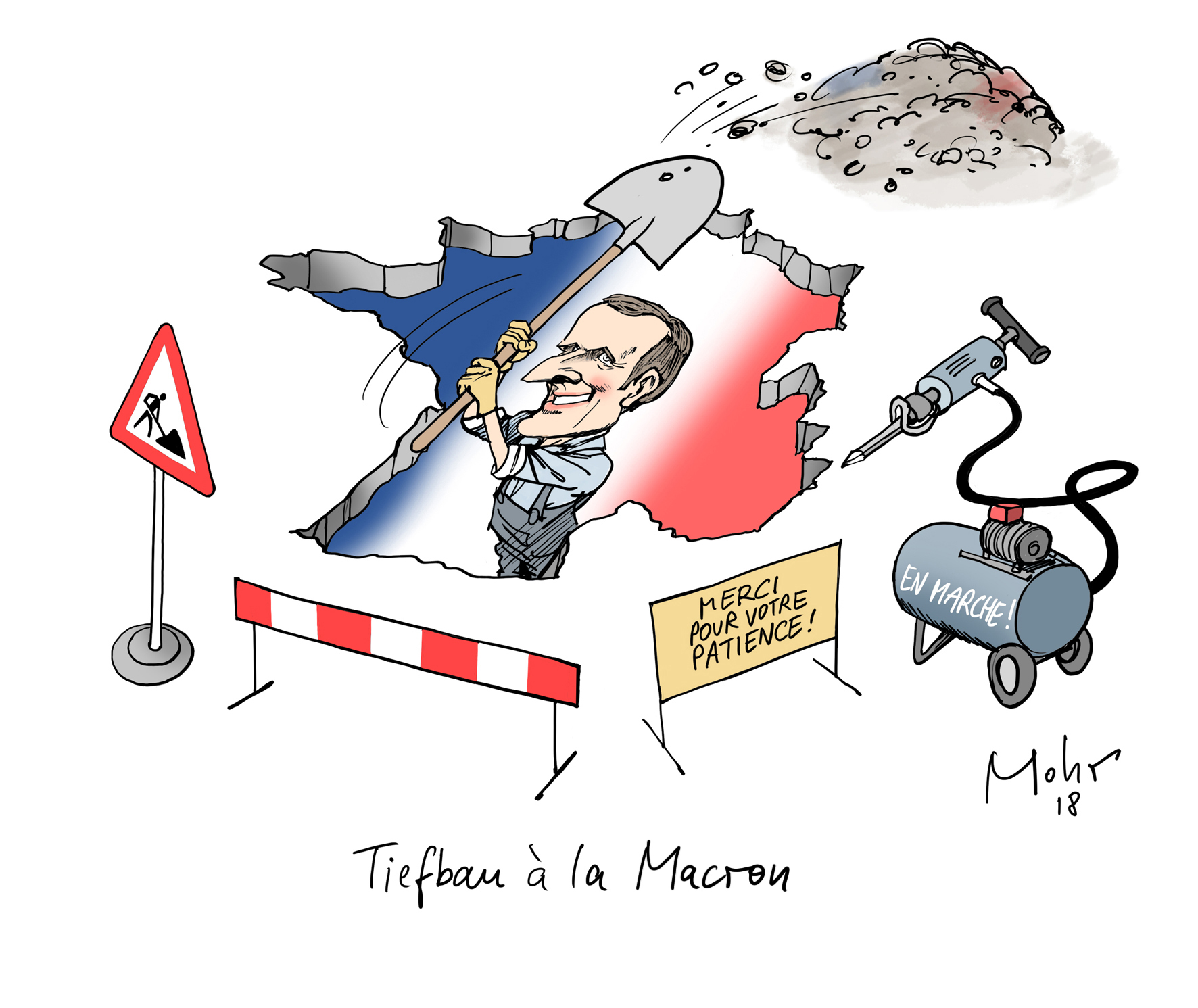 Tiefbau à la Macron
