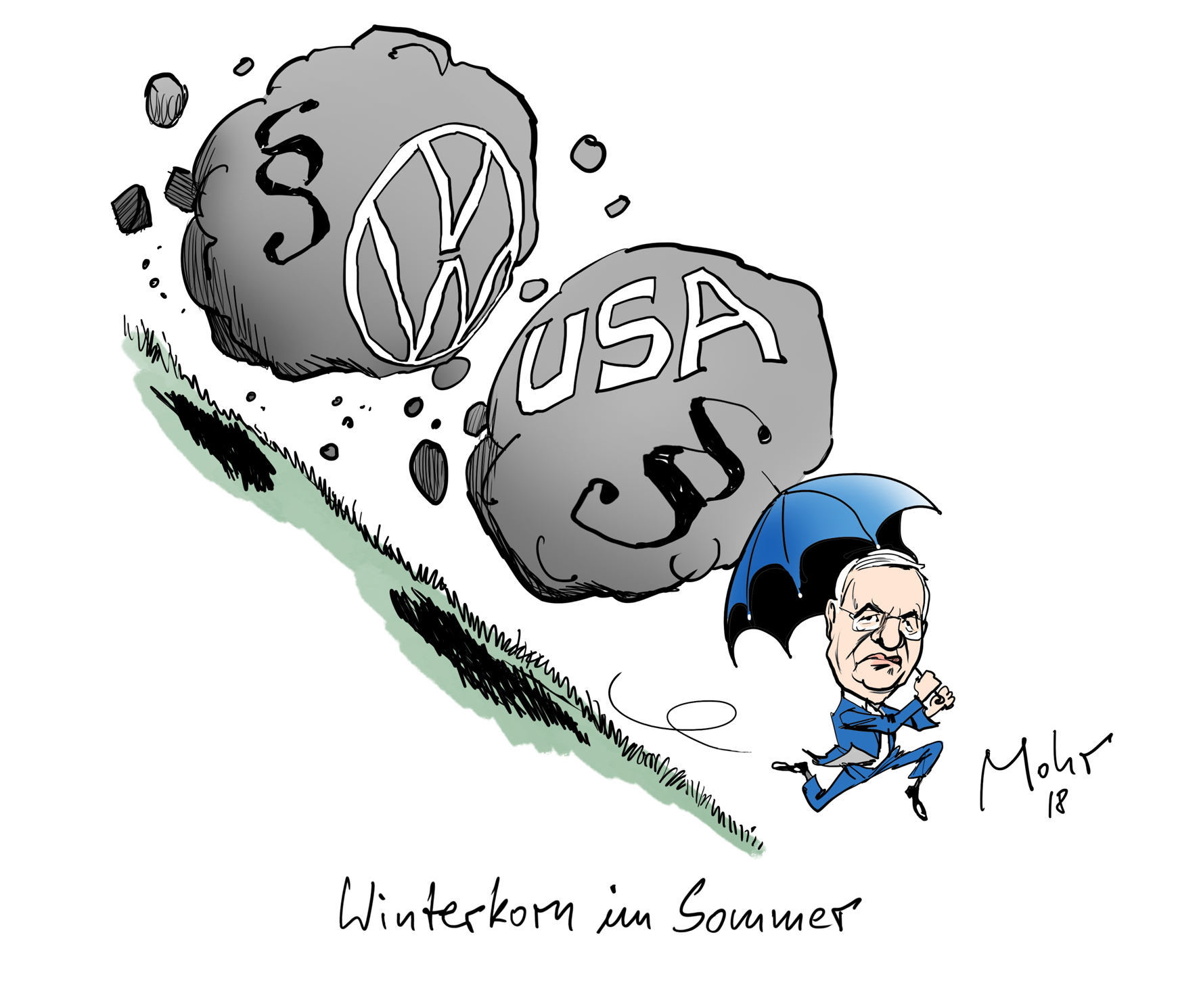 Winterkorn im Sommer