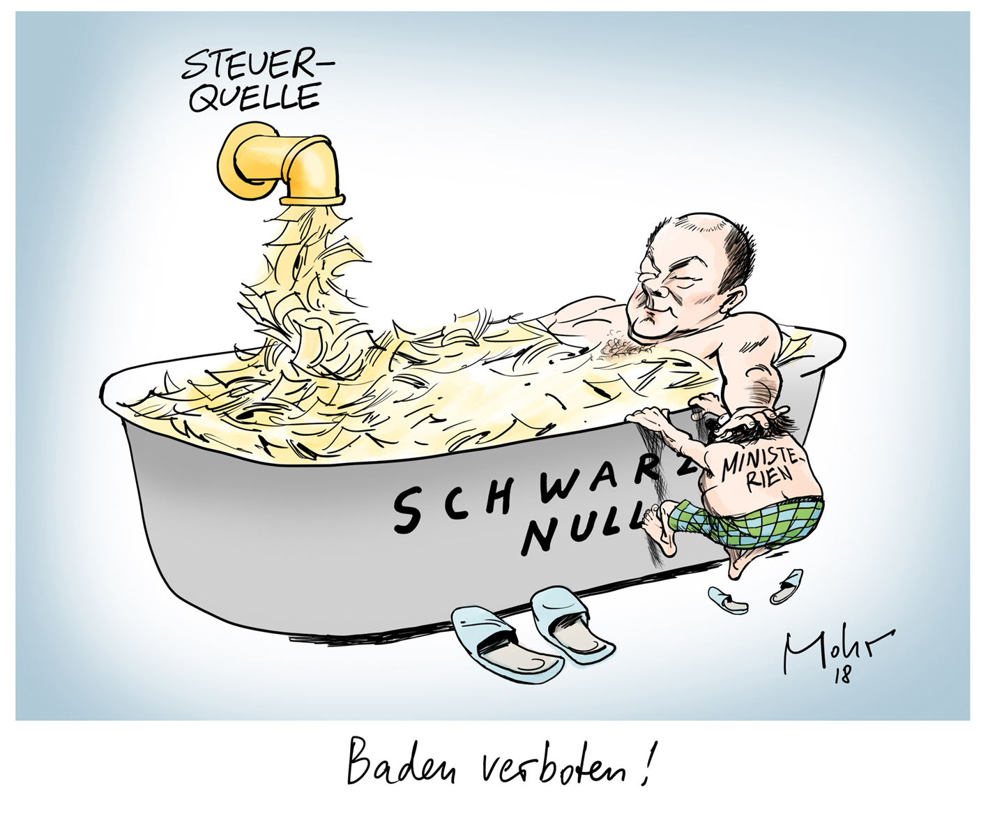 Baden verboten!
