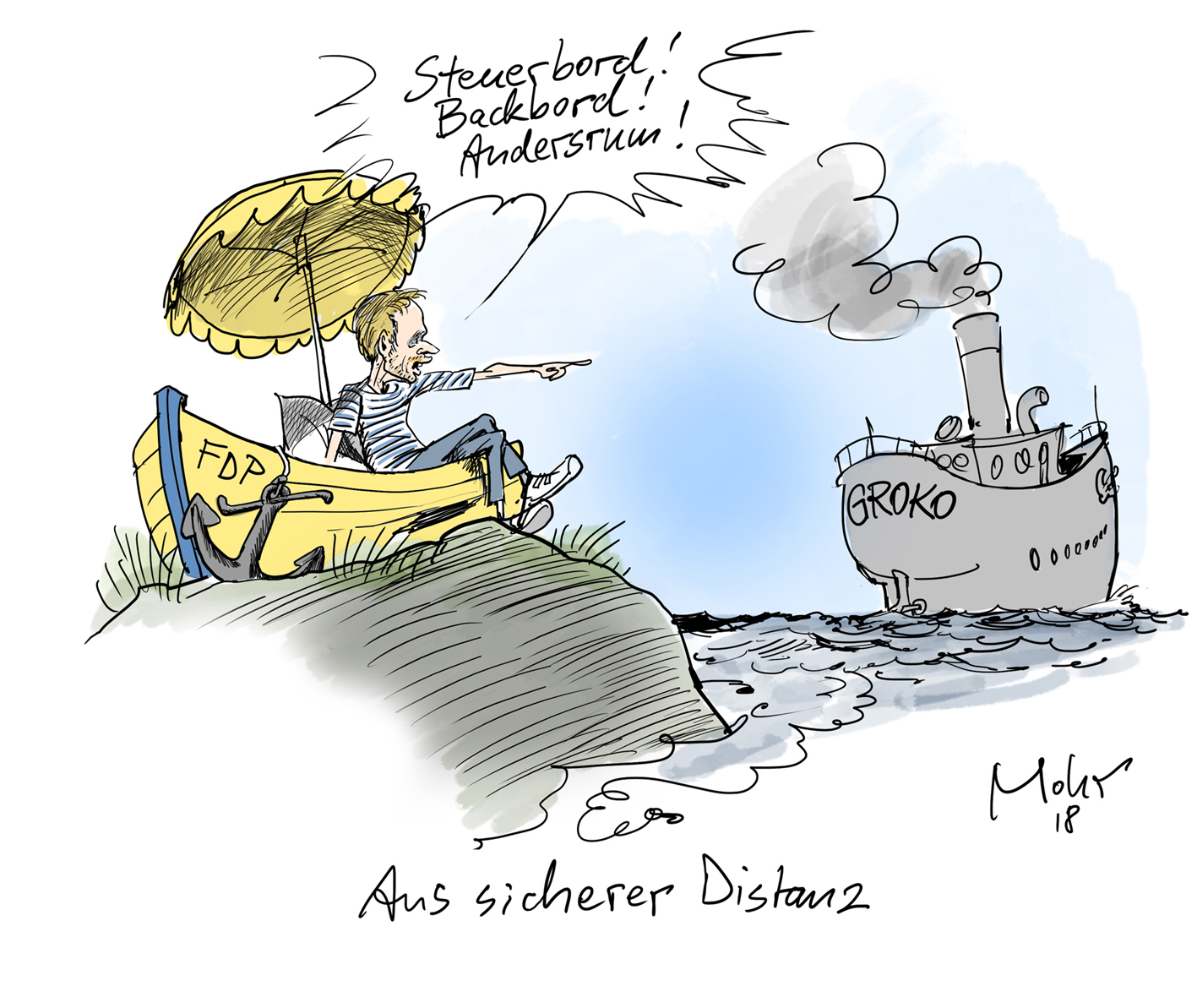 Aus sicherer Distanz
