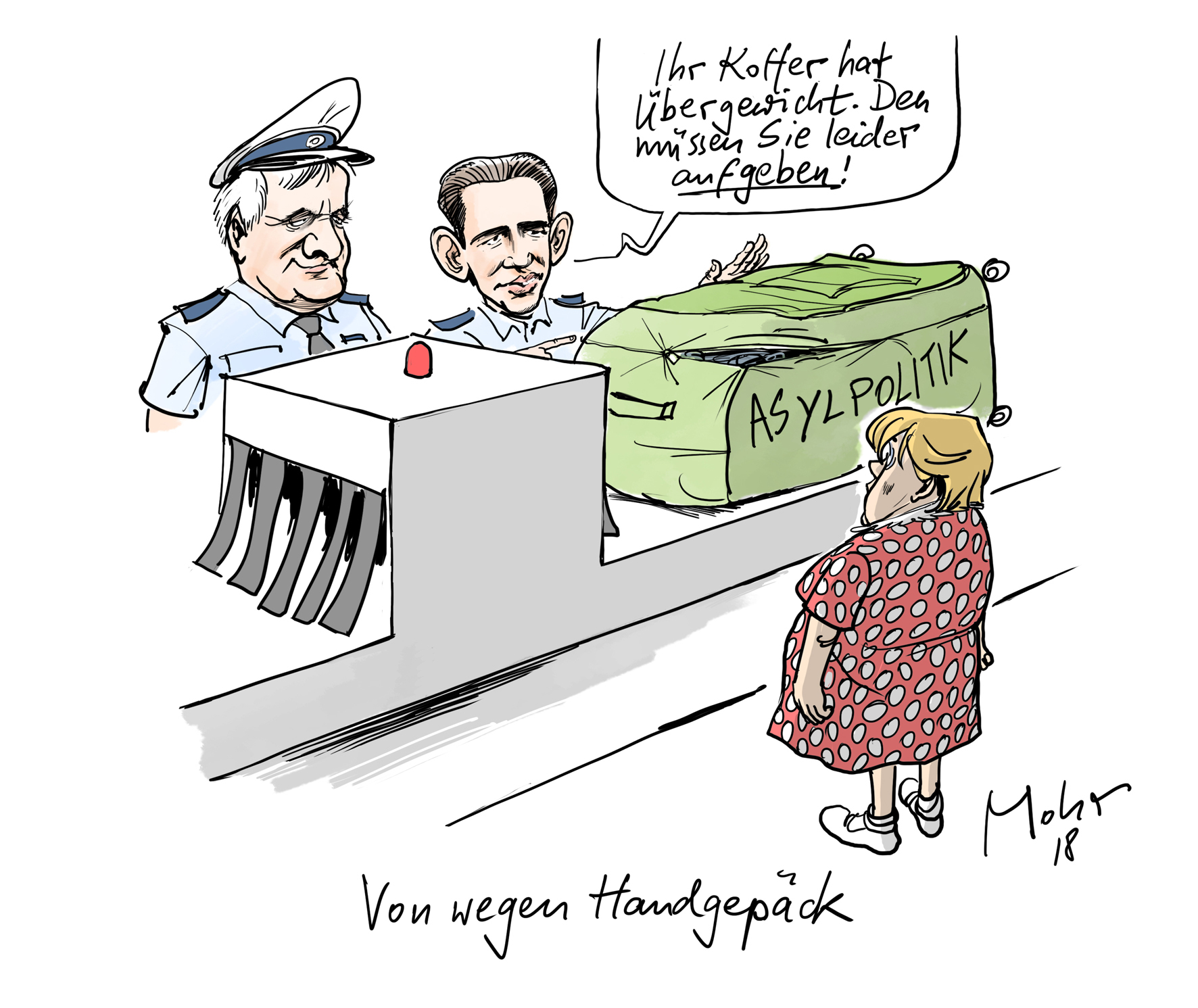 Von wegen Handgepäck