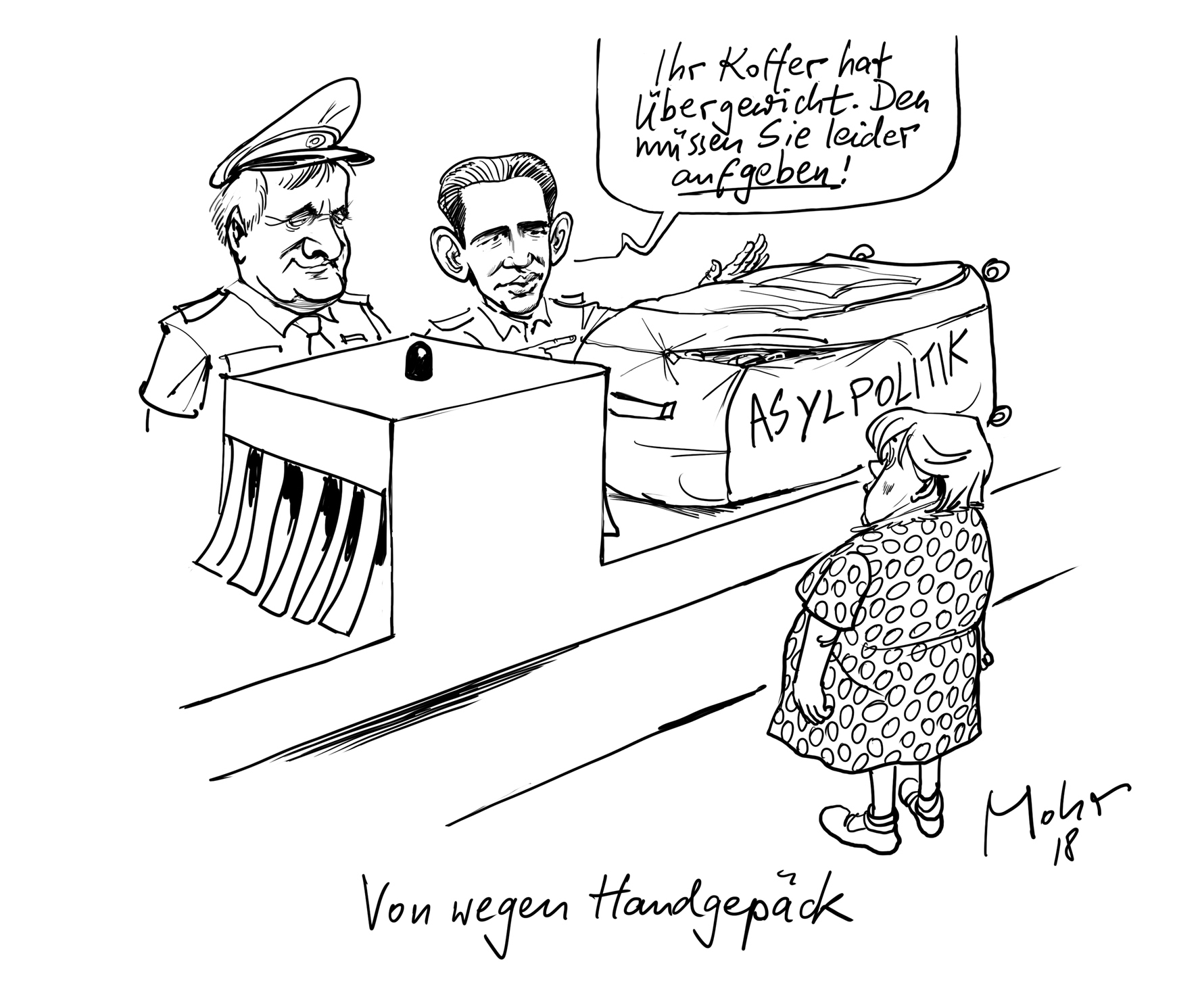 Von wegen Handgepäck