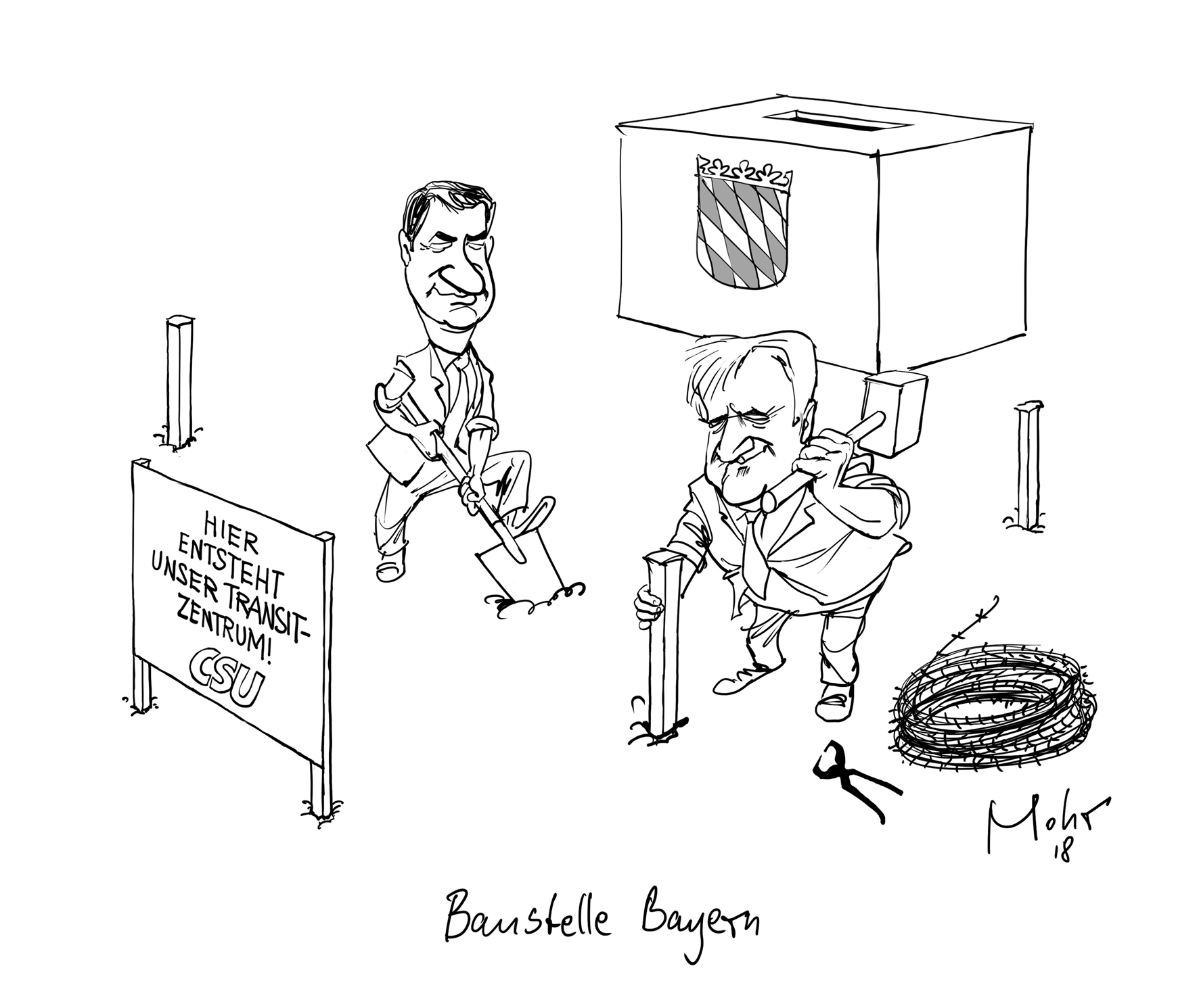 Baustelle Bayern