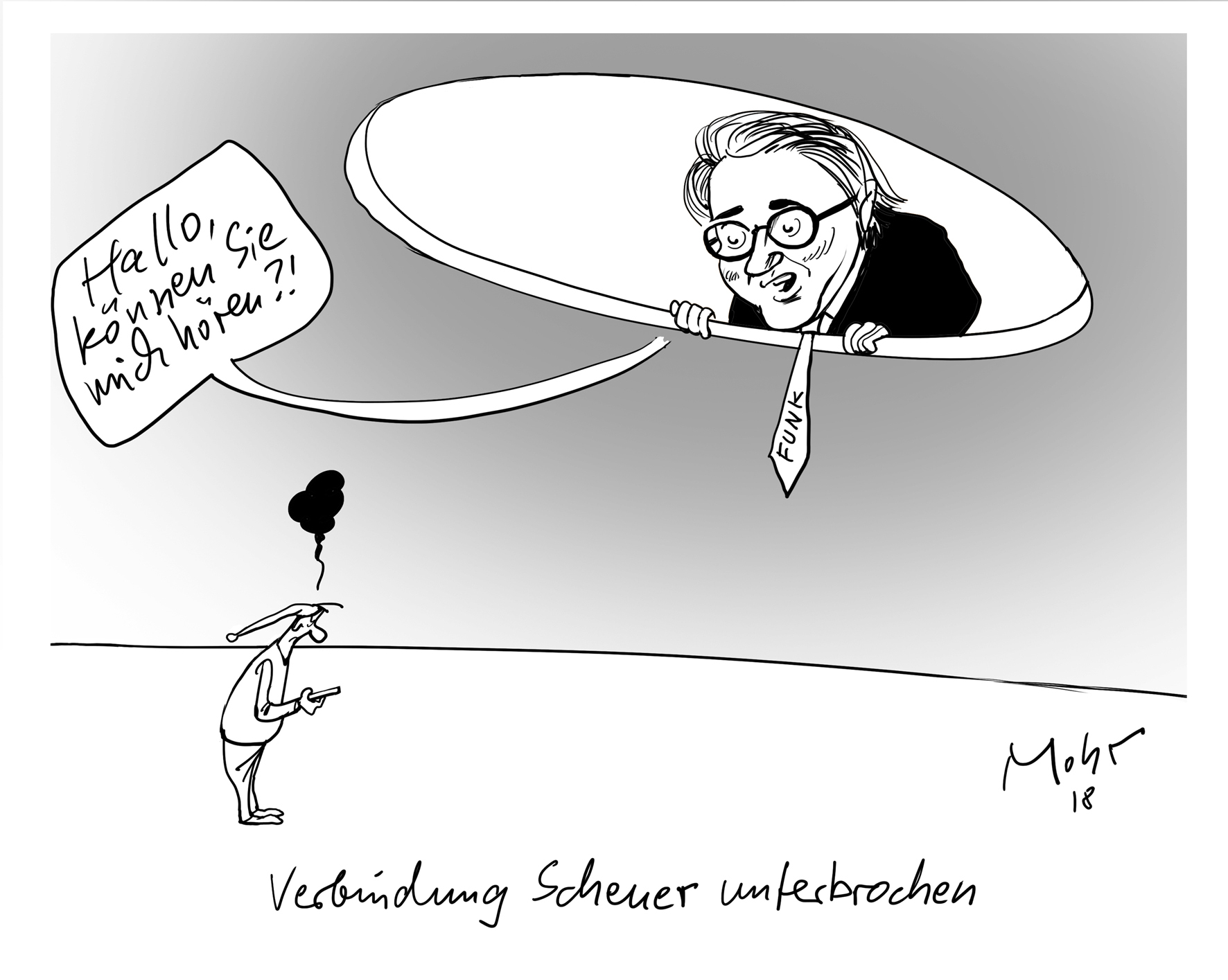 Verbindung Scheuer unterbrochen