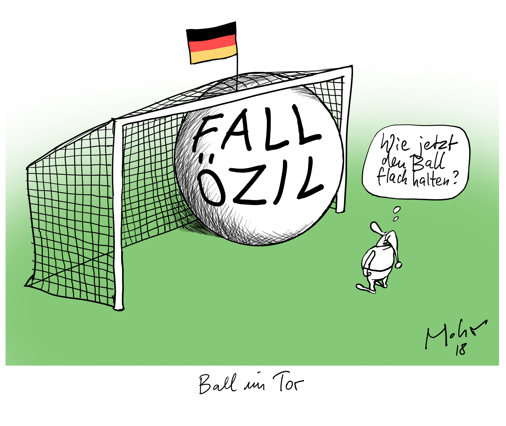 Ball im Tor