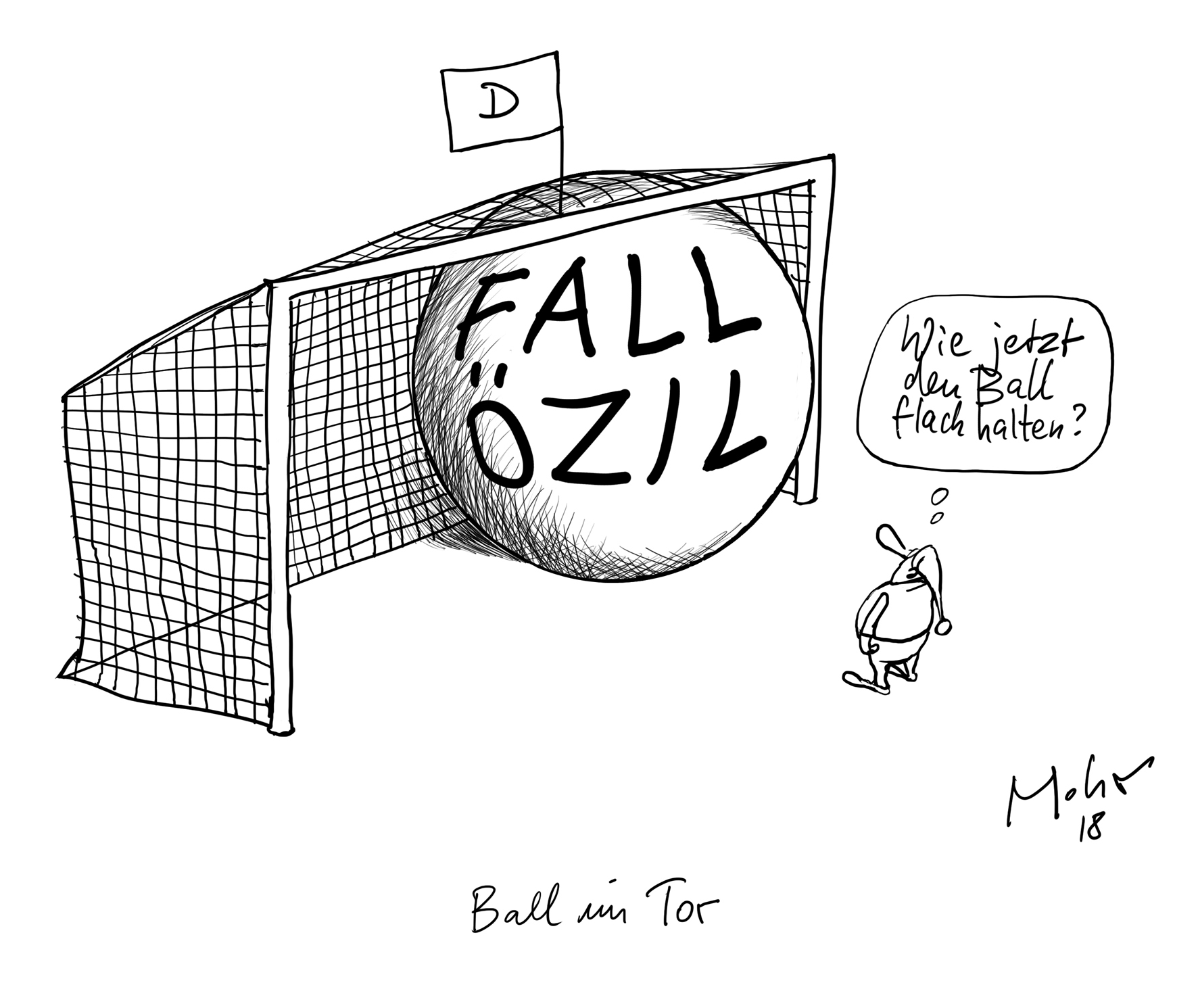 Ball im Tor