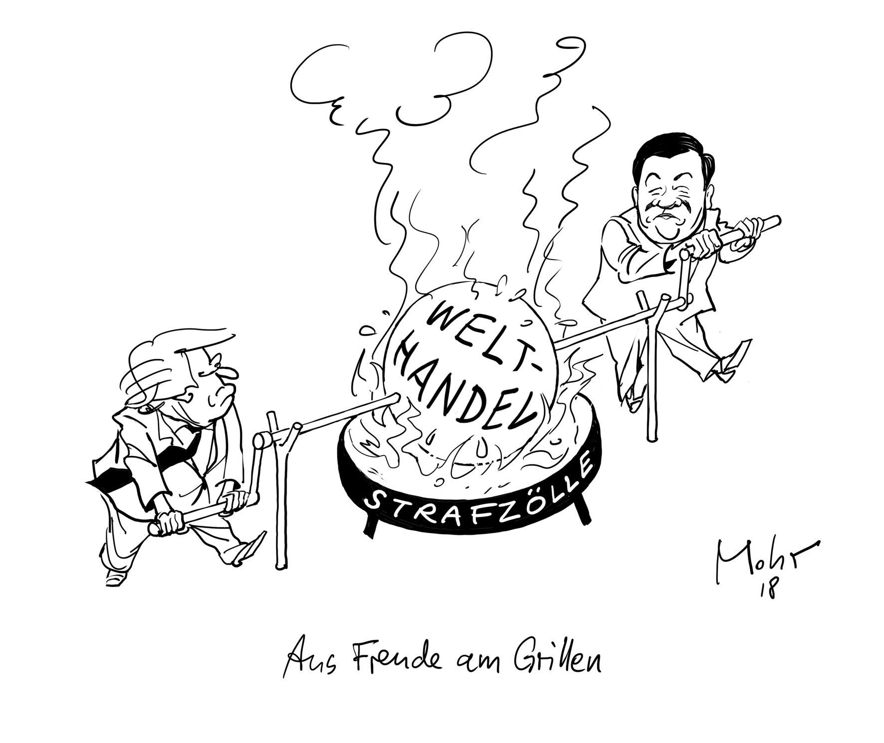 Aus Freude am Grillen