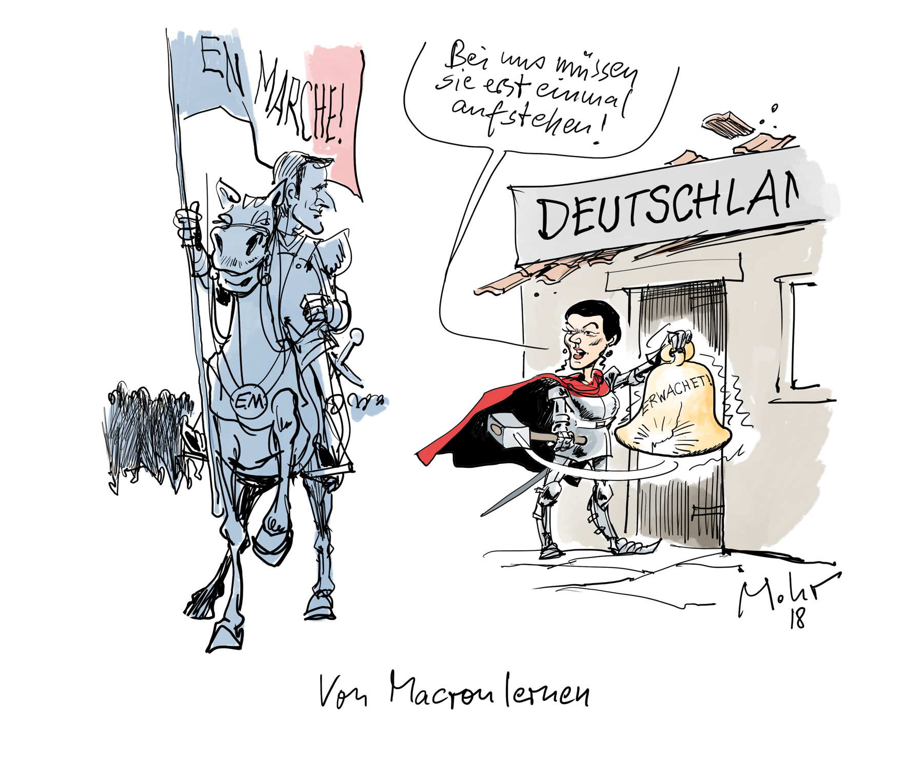 Von Macron lernen
