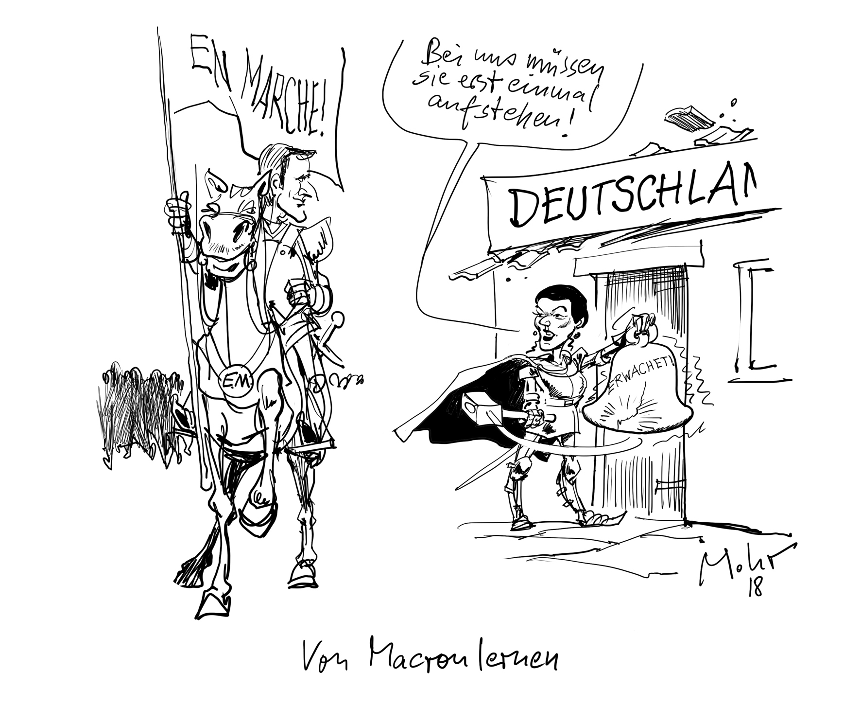 Von Macron lernen