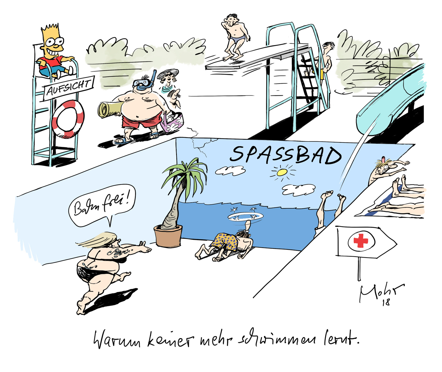 Warum keiner mehr schwimmen lernt