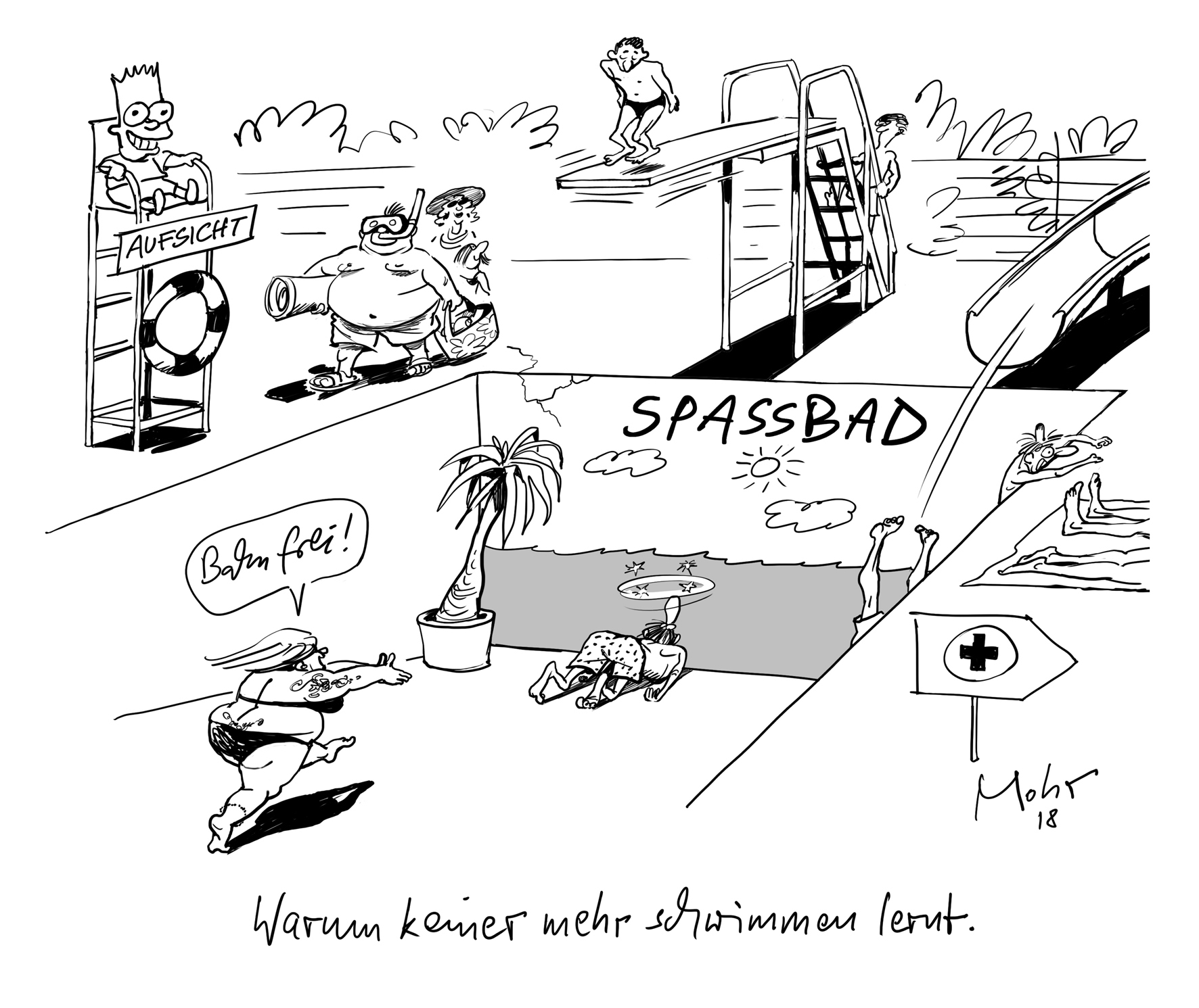 Warum keiner mehr schwimmen lernt