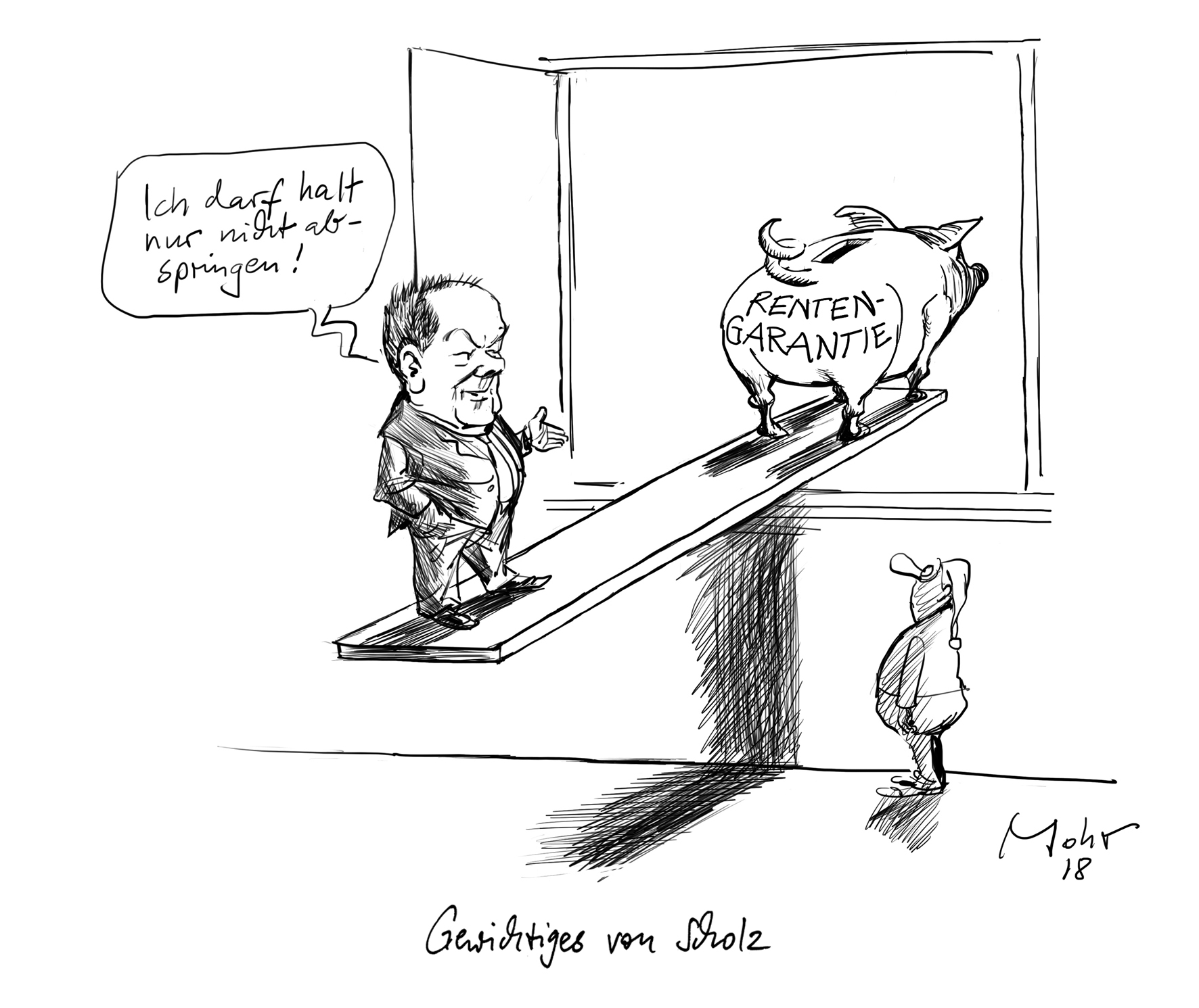 Gewichtiges von Scholz