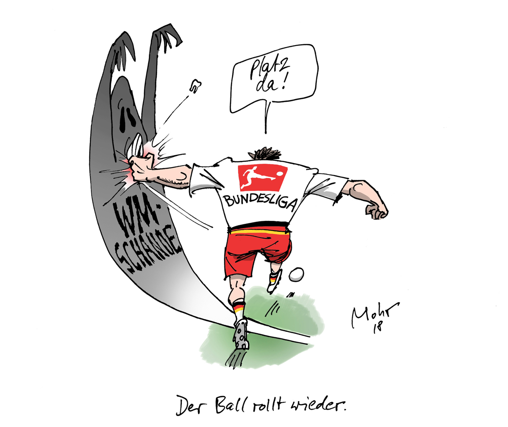 Der Ball rollt wieder.