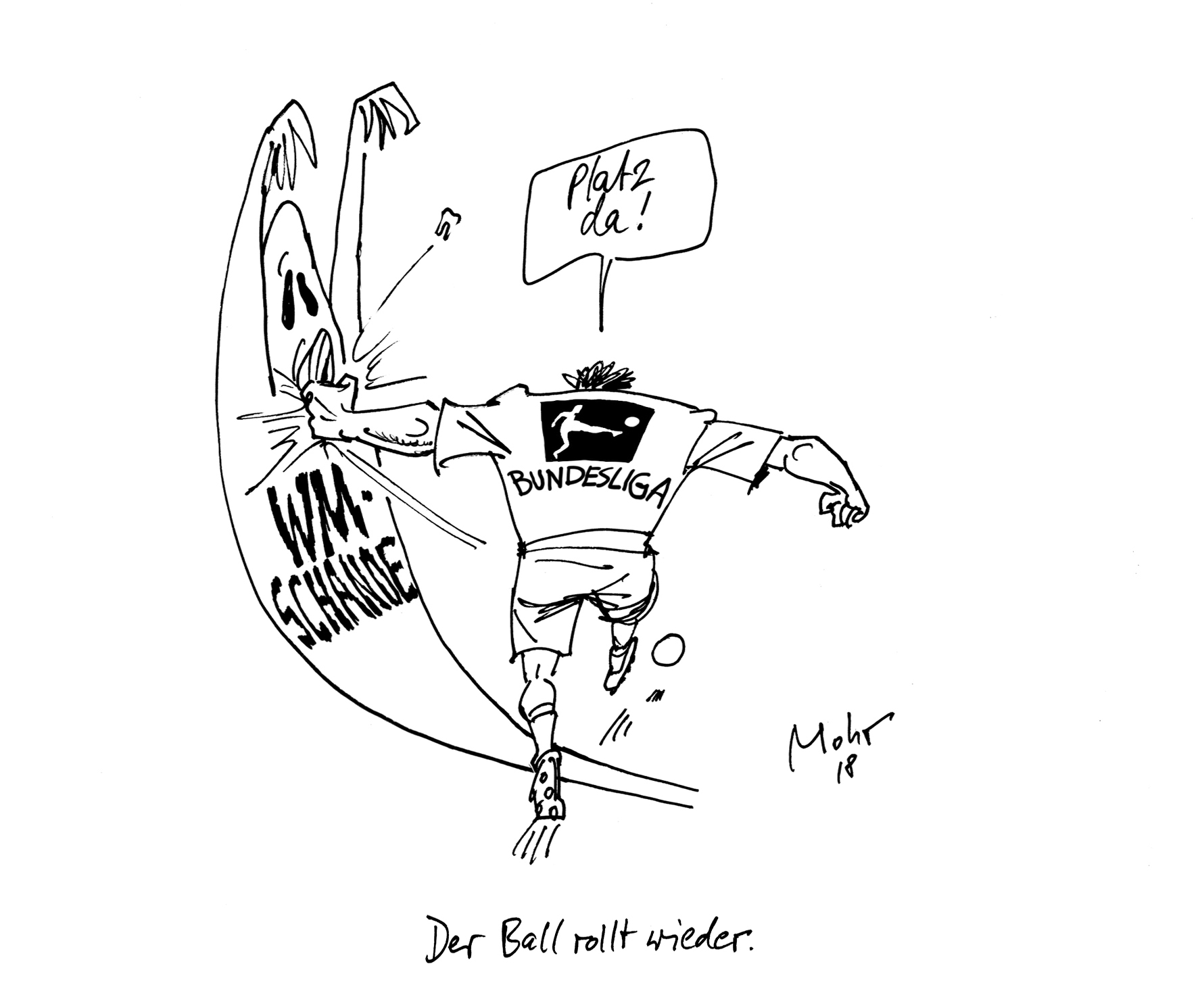 Der Ball rollt wieder.