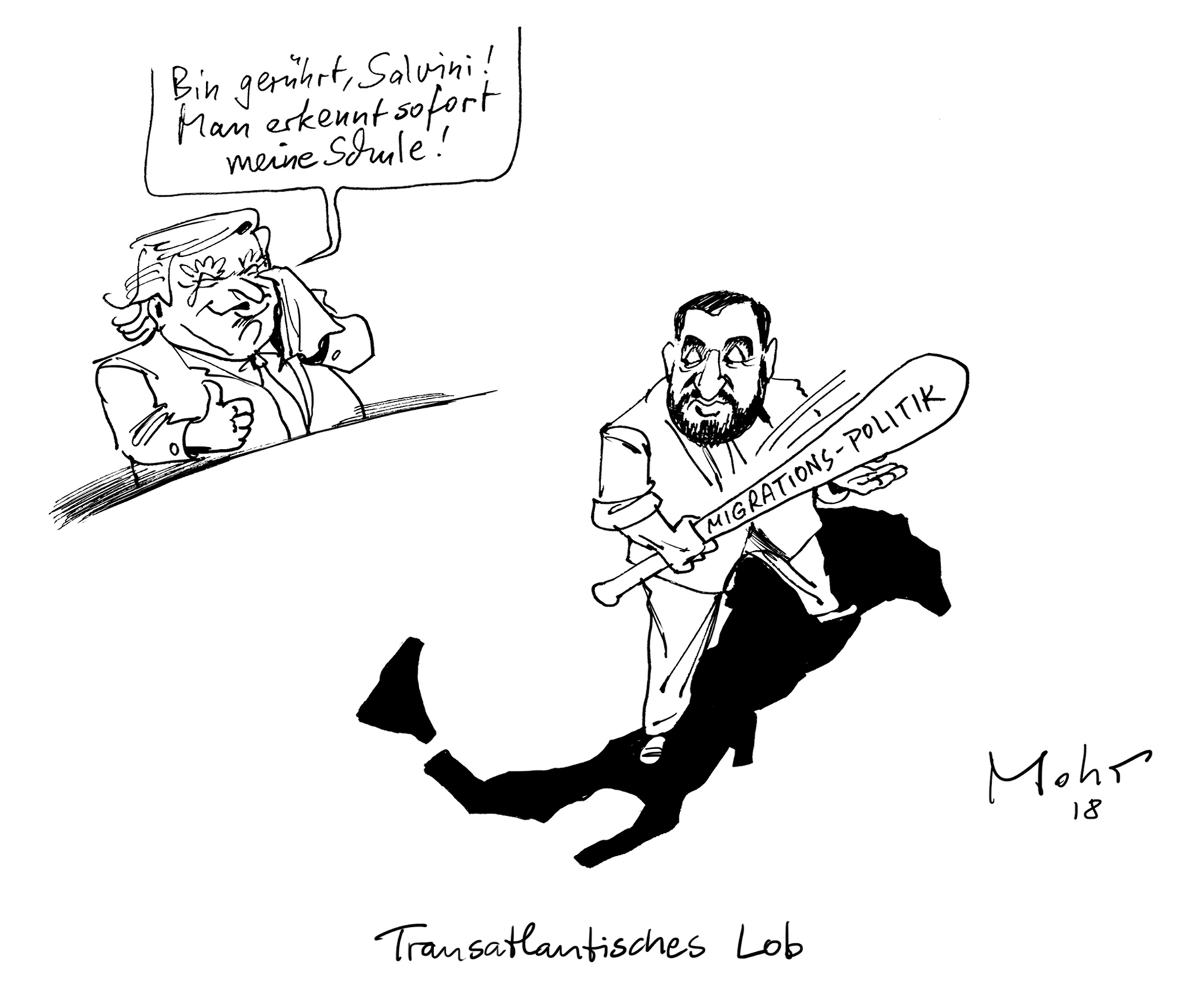 Transatlantisches Lob