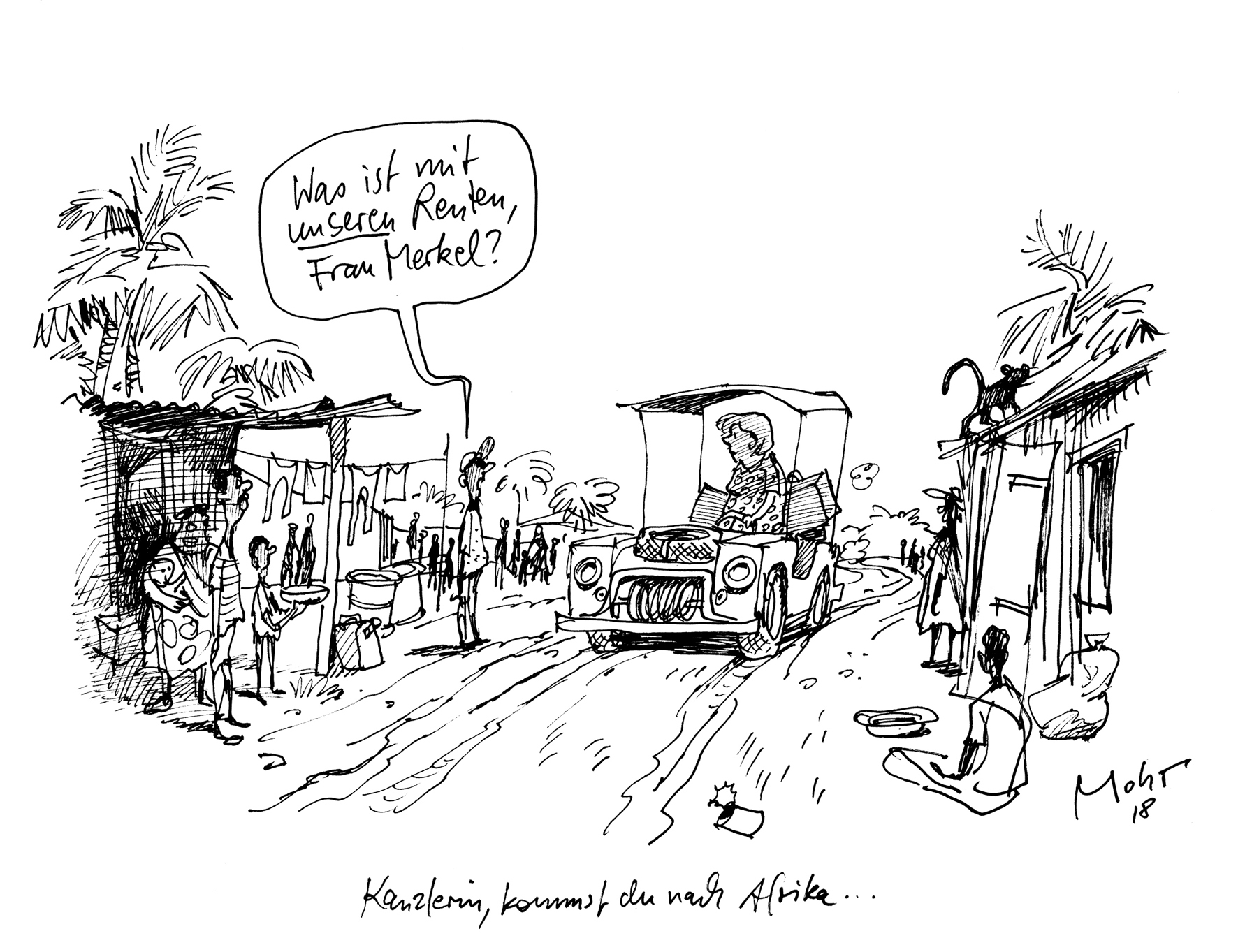 Kanzlerin, kommst du nach Afrika...